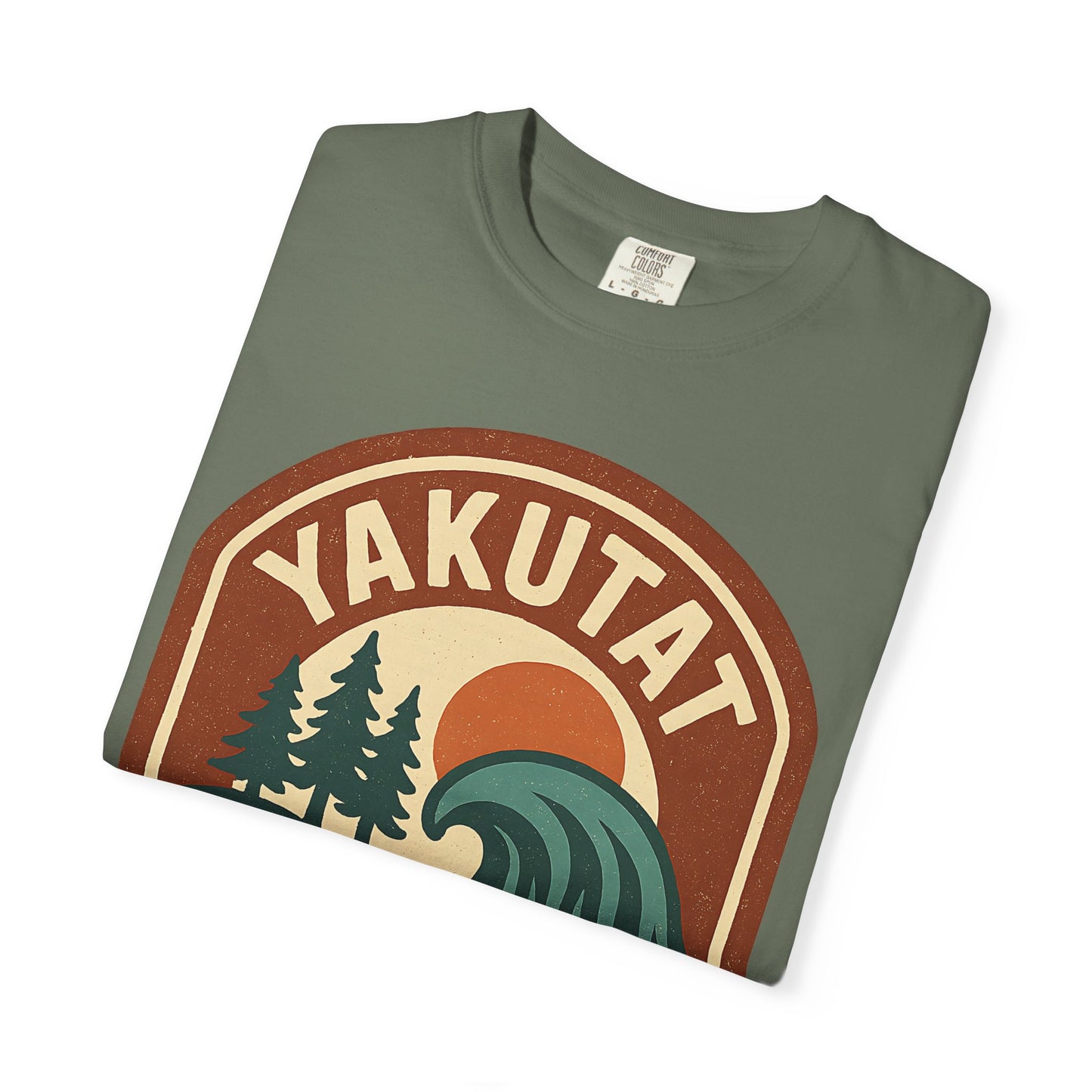 Yakutat Alaska Surf Culture Vintage T-Shirt, Outdoor Adventure with Tribute to Tlinget Heritage - 100% Cotton Tee