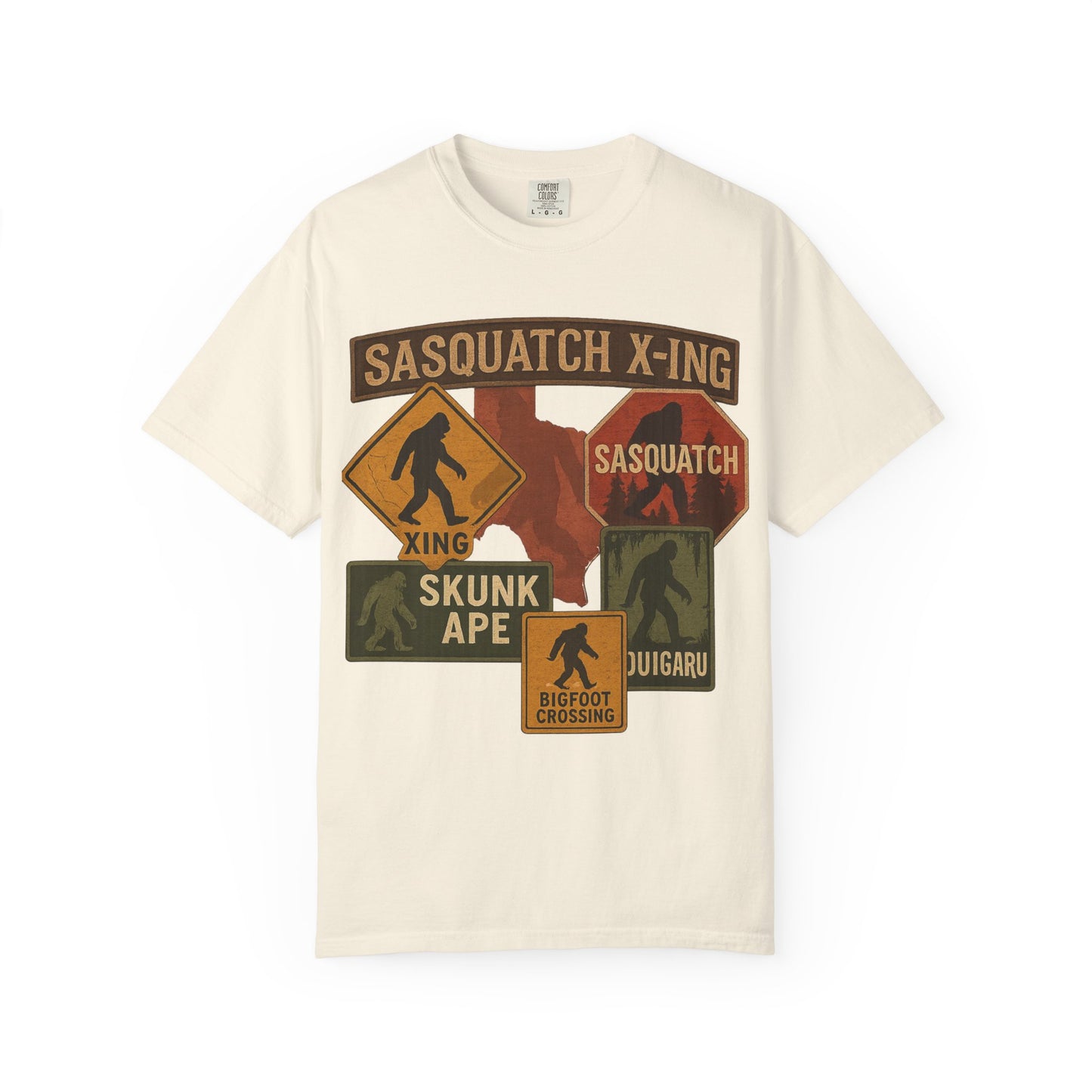 Sasquatch Adventure T-shirt - Comfort Colors 1717