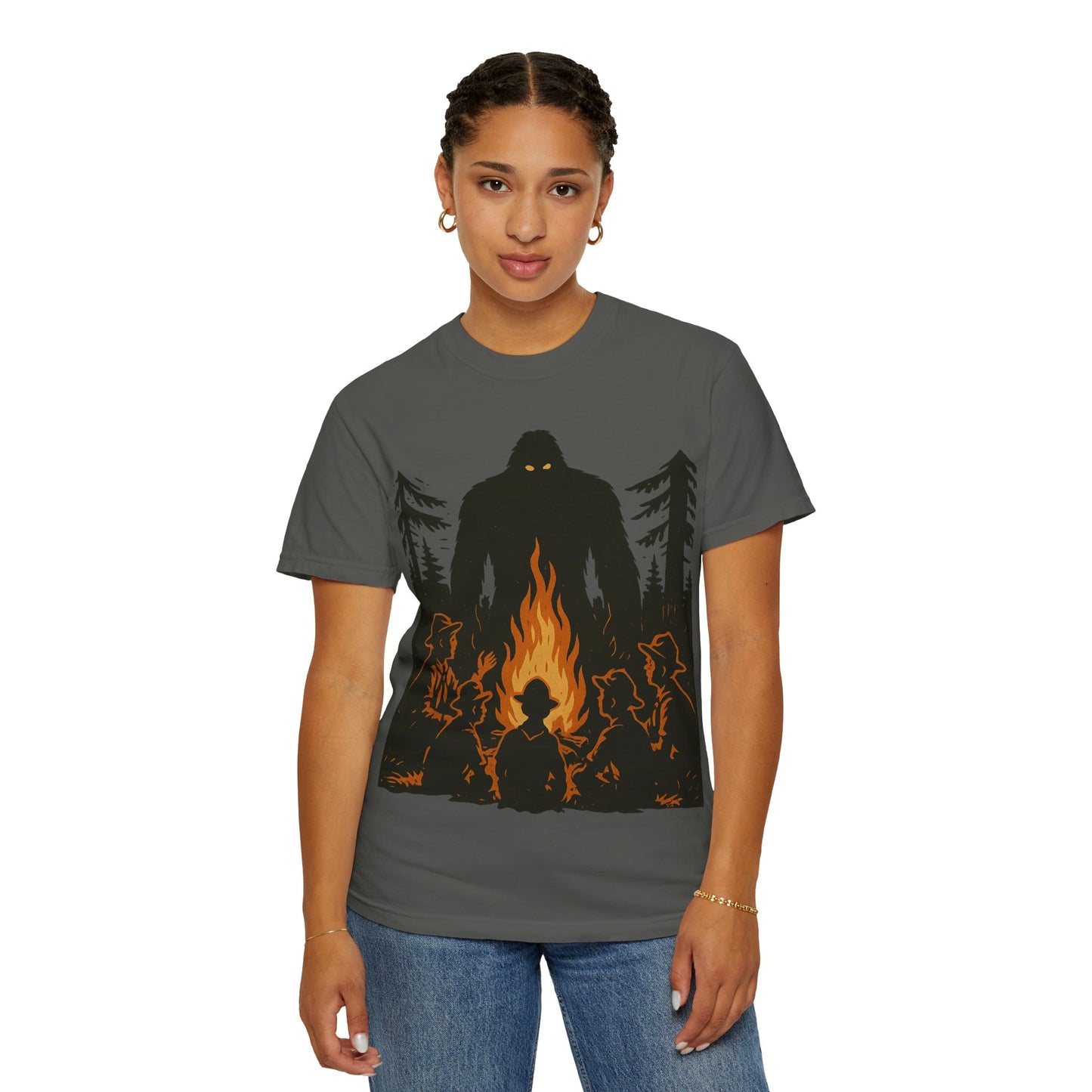 Campfire Delight - Bigfoot / Sasquatch - Comfort Colors 1717 T-Shirt
