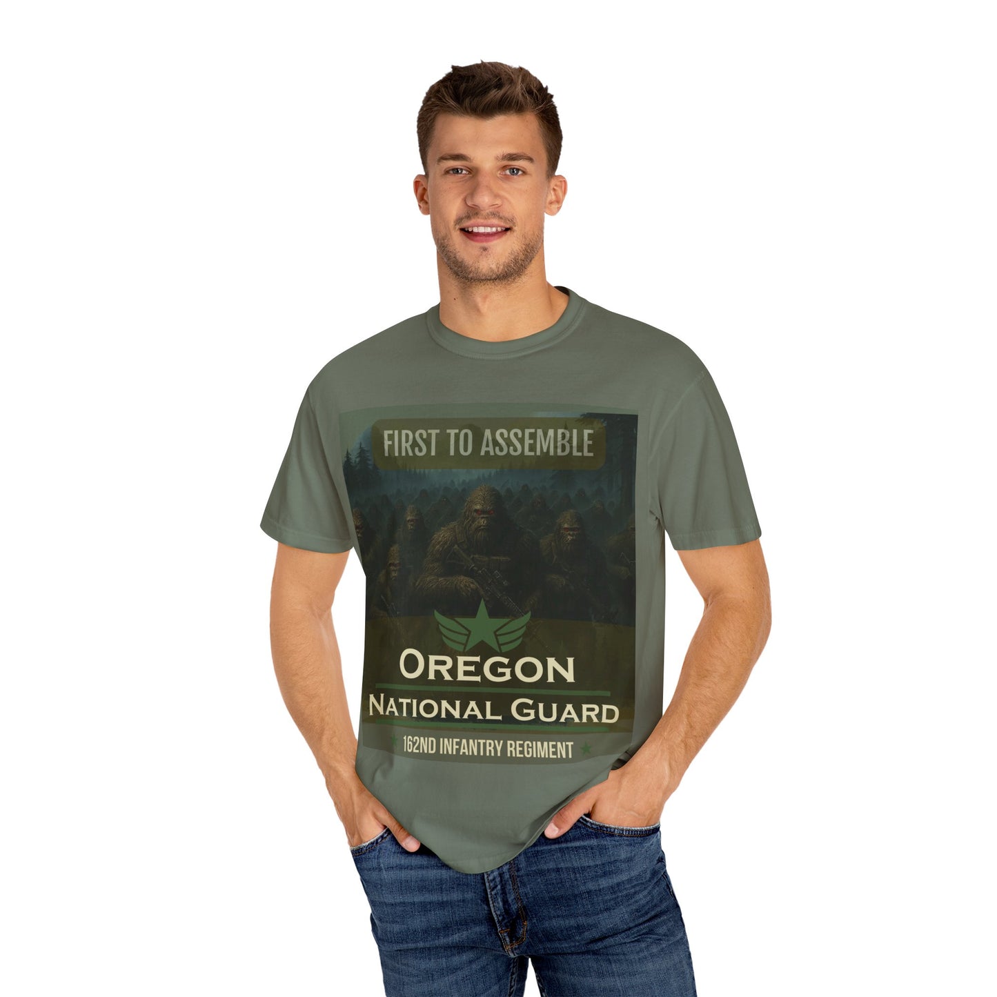 Oregon National Guard Unisex T-Shirt, Military Apparel, Graphic Tee, Casual Wear, Gift for Veterans, Outdoor Clothing