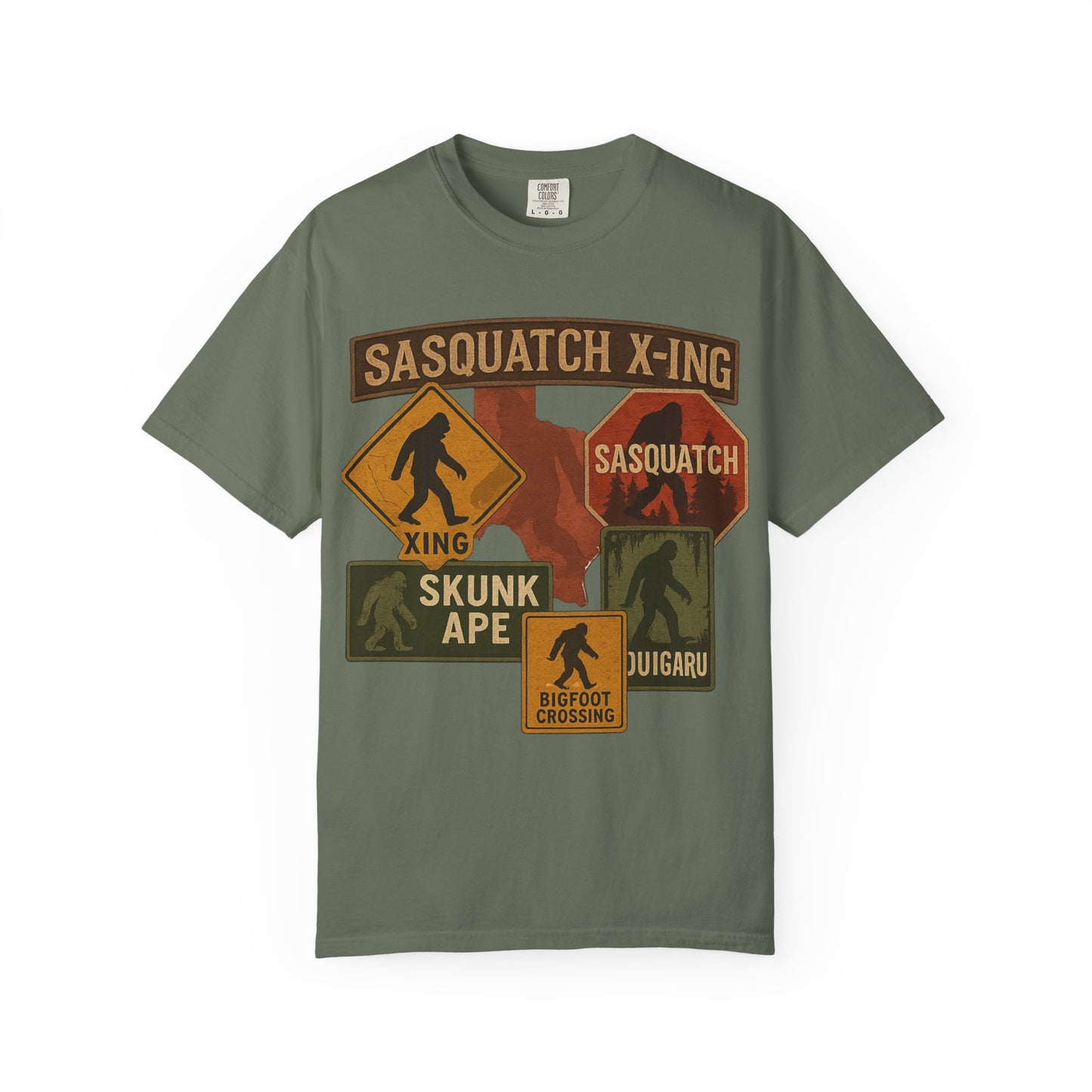 Sasquatch Adventure T-shirt - Comfort Colors 1717