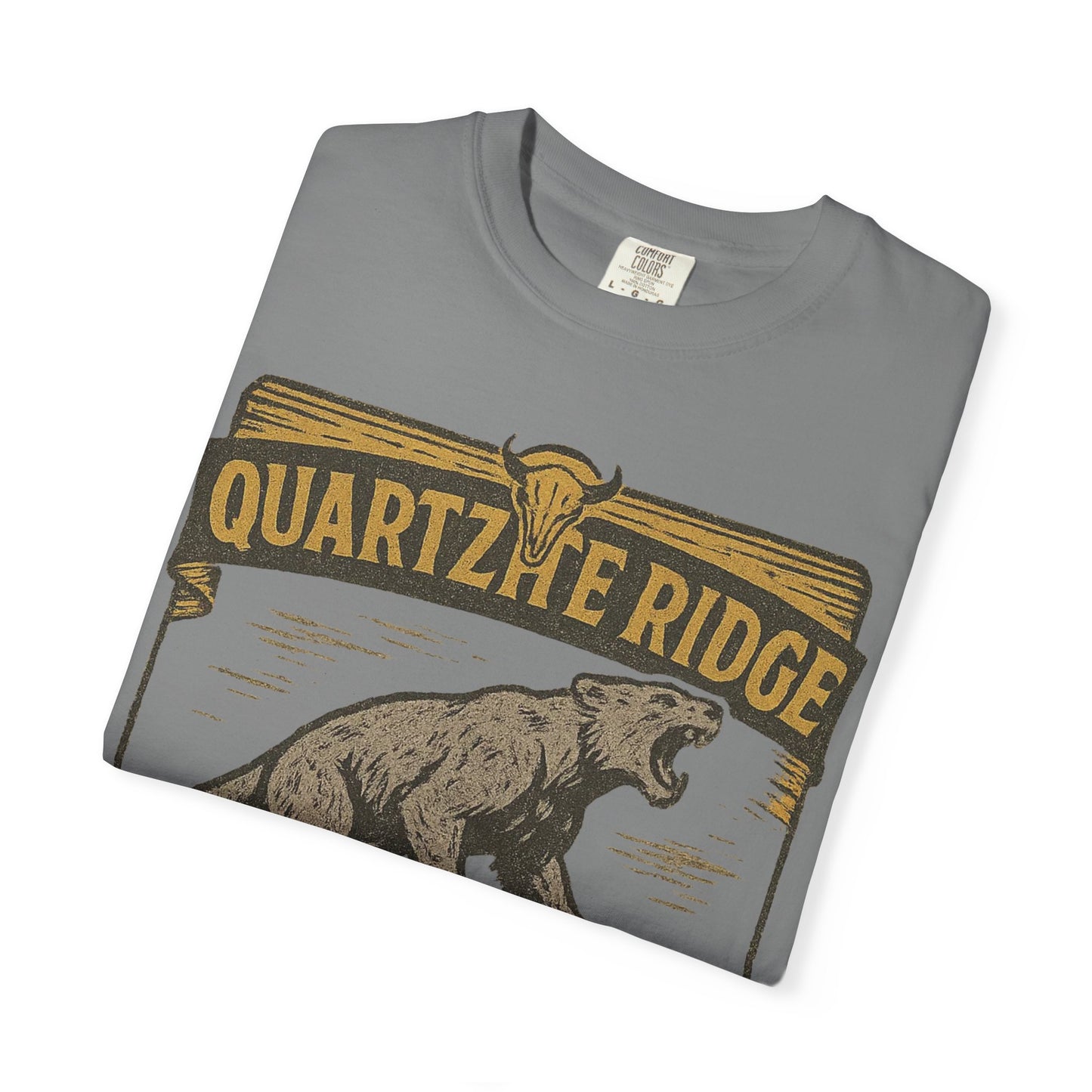 Quartzite Ridge Roamer – Wyoming Highlands Cryptid Tee - Comfort Colors 1717
