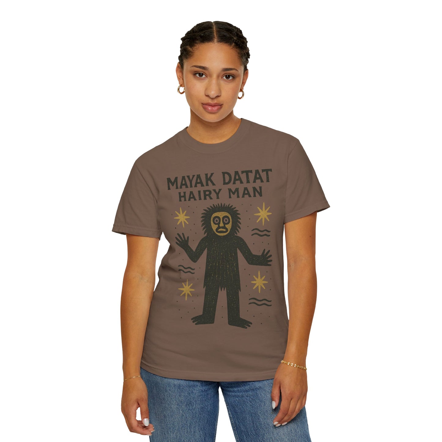 Mayak Datat Hairy Man - Squatches Around the World Collection - Comfort Colors 1717 T-Shirt