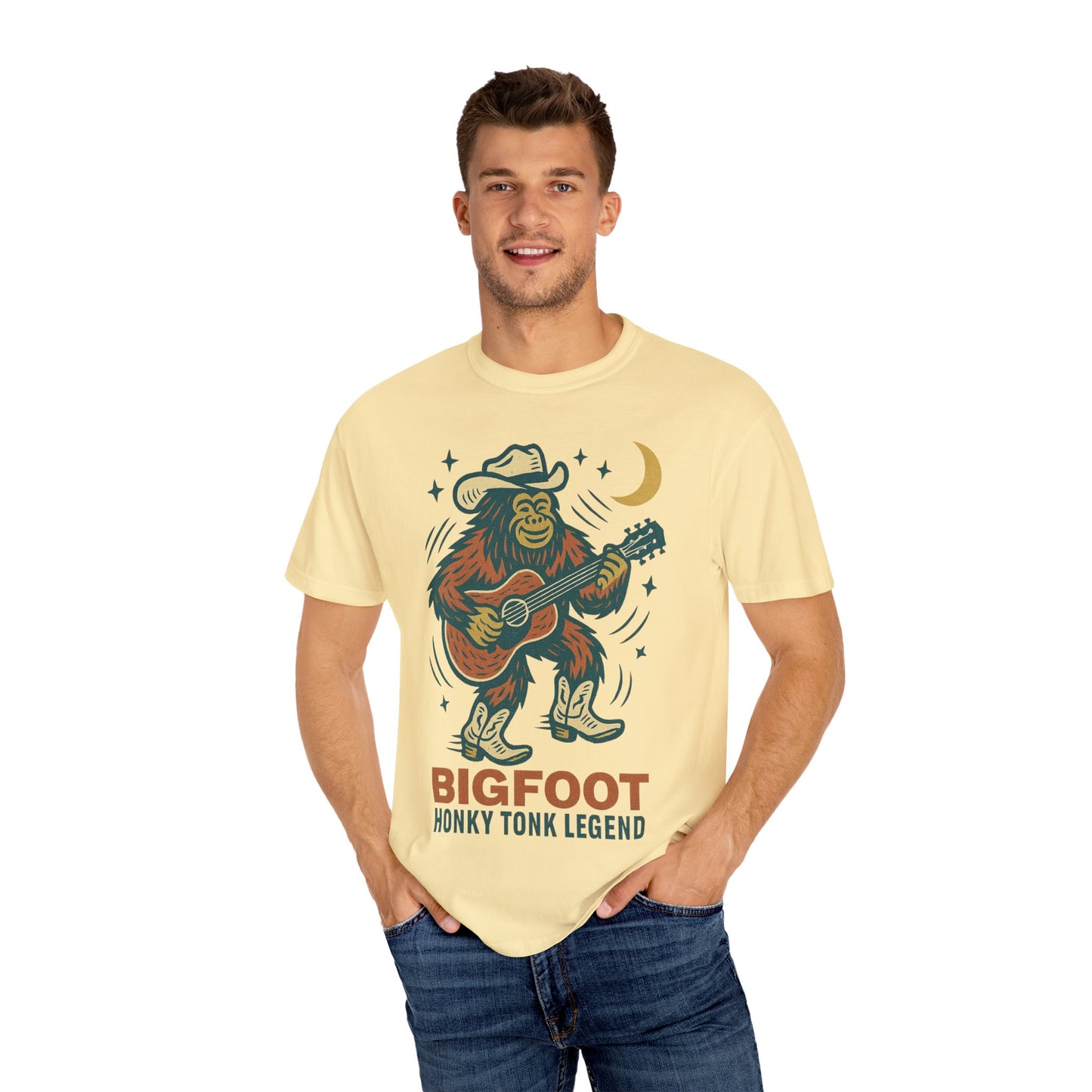 Bigfoot Honky Tonk Legend - Sasquatch - Comfort Colors 1717 T-Shirt