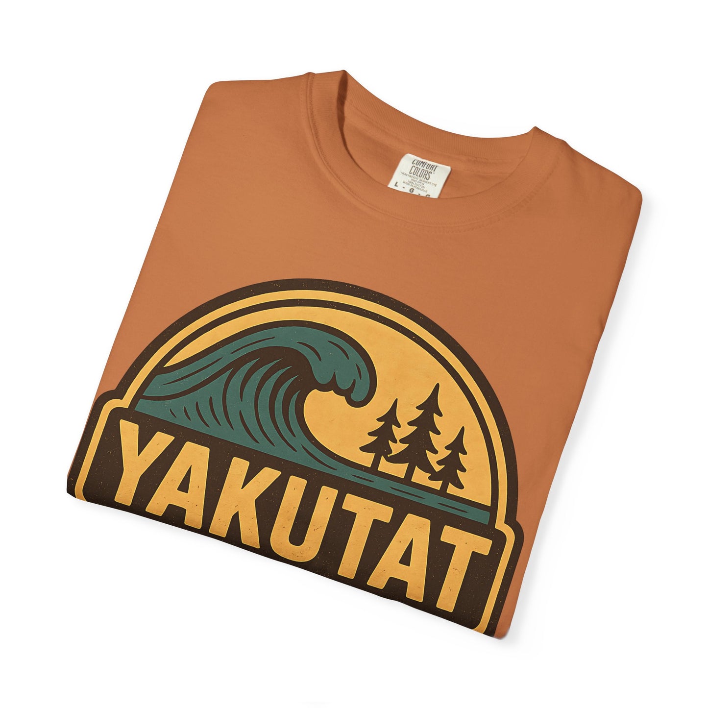Yakutat, Alaska Cold-Water Surfing T-Shirt, Southeast Alaskan Adventure Unisex Tee - Alaskan Tlingit Heritage