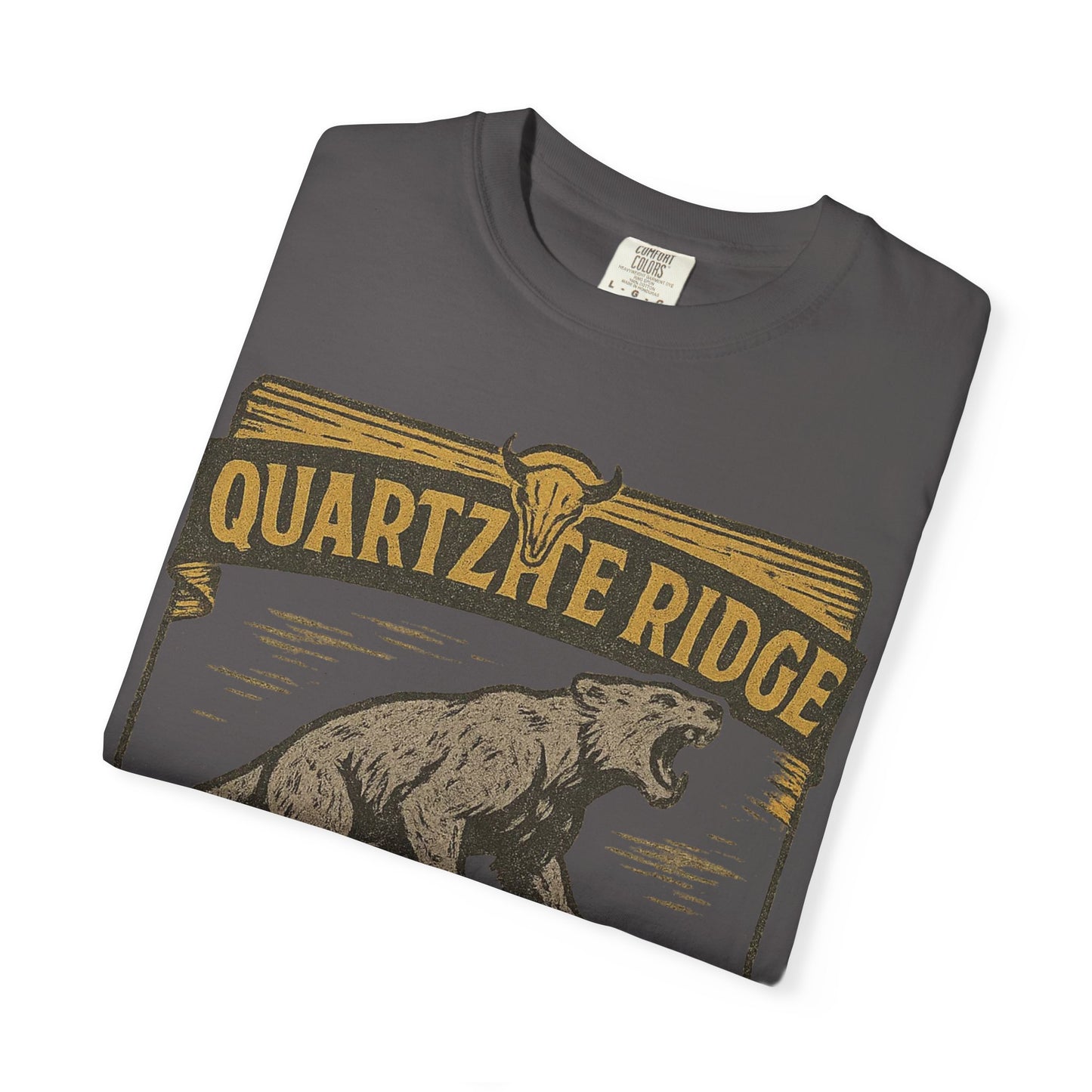 Quartzite Ridge Roamer – Wyoming Highlands Cryptid Tee - Comfort Colors 1717