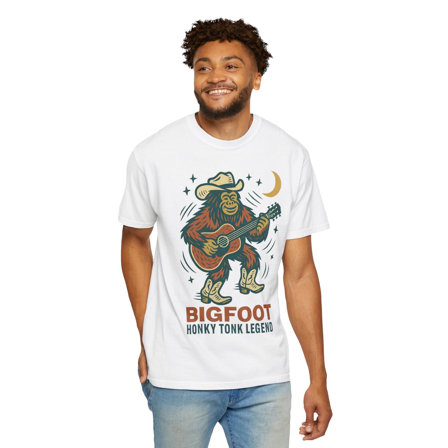 Bigfoot Honky Tonk Legend - Sasquatch - Comfort Colors 1717 T-Shirt
