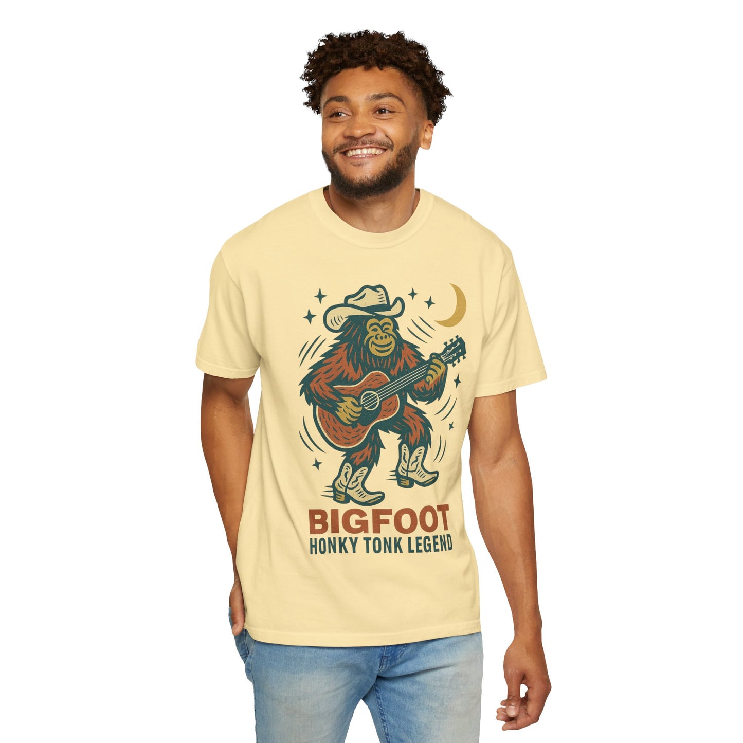 Bigfoot Honky Tonk Legend - Sasquatch - Comfort Colors 1717 T-Shirt
