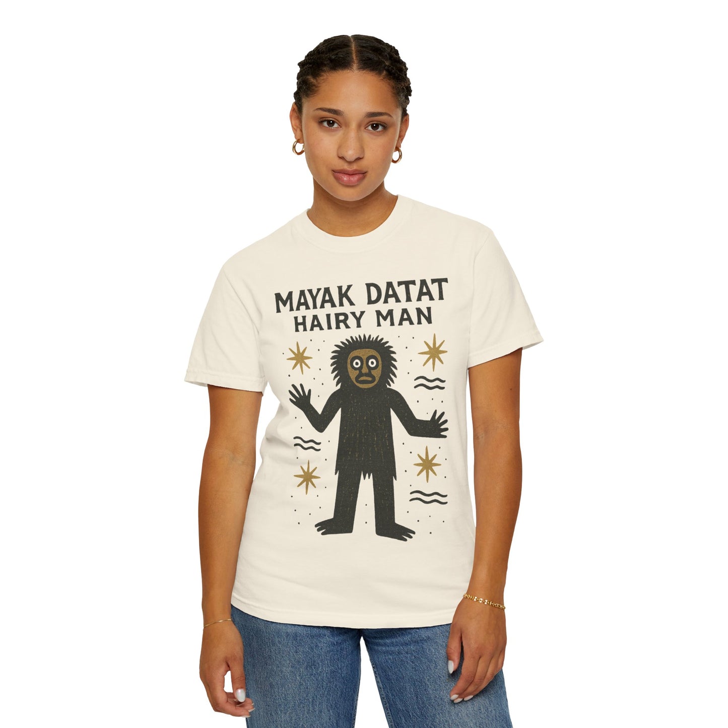 Mayak Datat Hairy Man - Squatches Around the World Collection - Comfort Colors 1717 T-Shirt