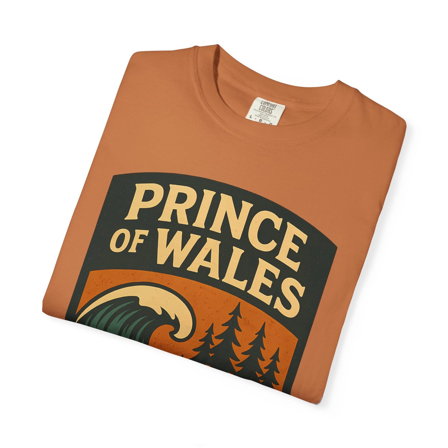 Prince of Wales Alaska Surf T-Shirt | Cold-Water Surf Scene Graphic Tee | Eco-Friendly Unisex Shirt
