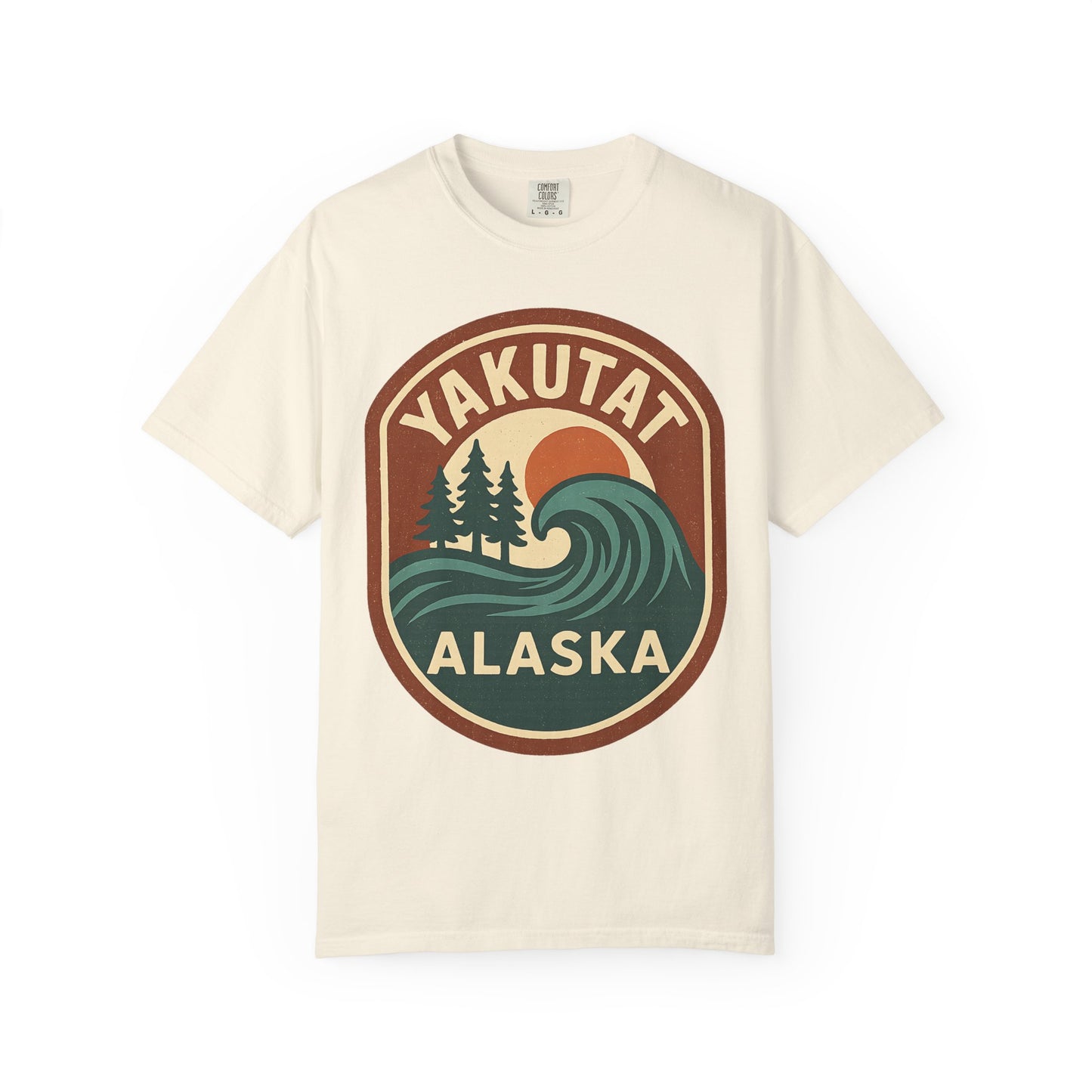 Yakutat Alaska Surf Culture Vintage T-Shirt, Outdoor Adventure with Tribute to Tlinget Heritage - 100% Cotton Tee