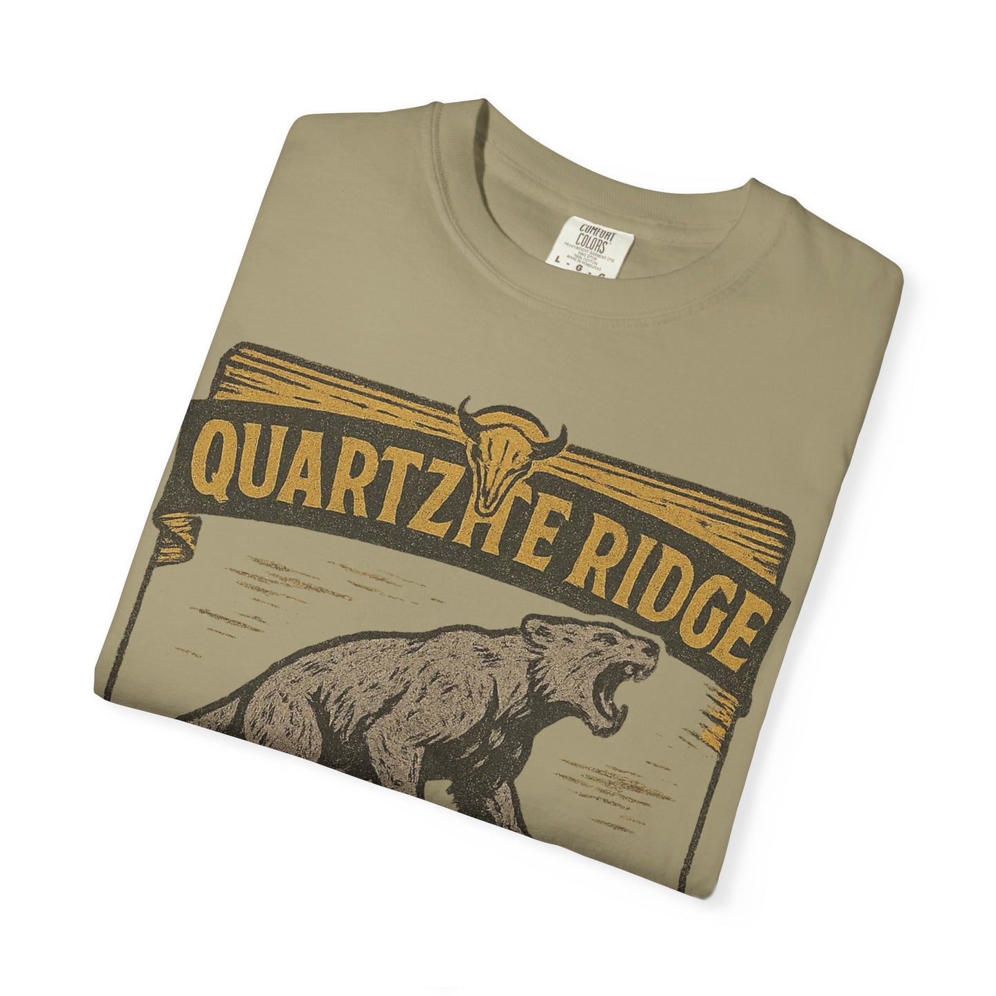 Quartzite Ridge Roamer – Wyoming Highlands Cryptid Tee - Comfort Colors 1717
