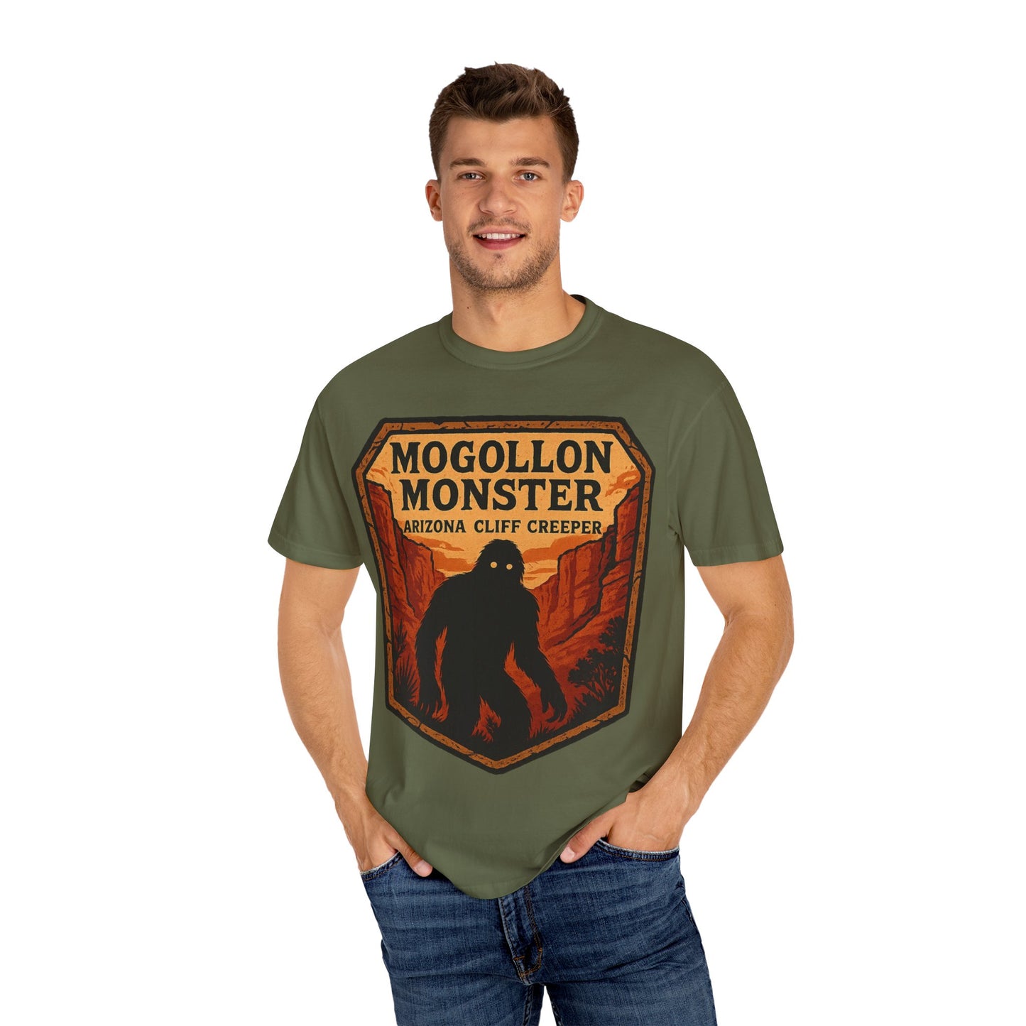 Mogollon Monster - Arizona Sasquatch - Squatches Around the World Collection - Comfort Colors 1717