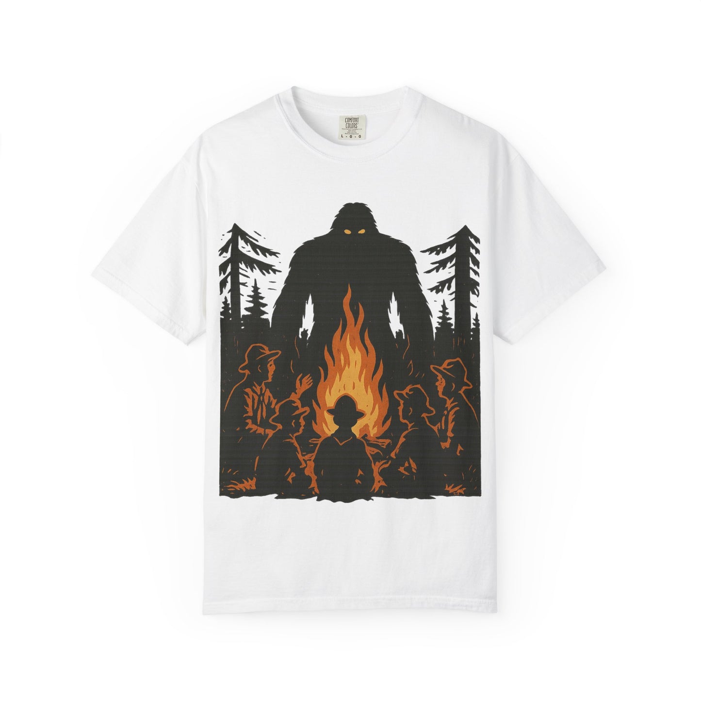 Campfire Delight - Bigfoot / Sasquatch - Comfort Colors 1717 T-Shirt