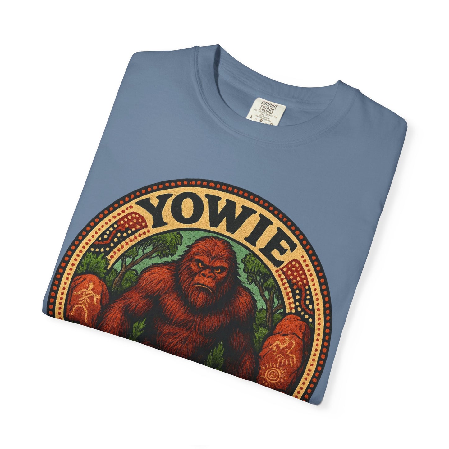 Yowie Australian Bush Beast T-Shirt, Unisex Graphic Tee, Nature Lover Gift, Outdoor Adventure Shirt, Fun Animal Tee, Eco-Friendly Apparel