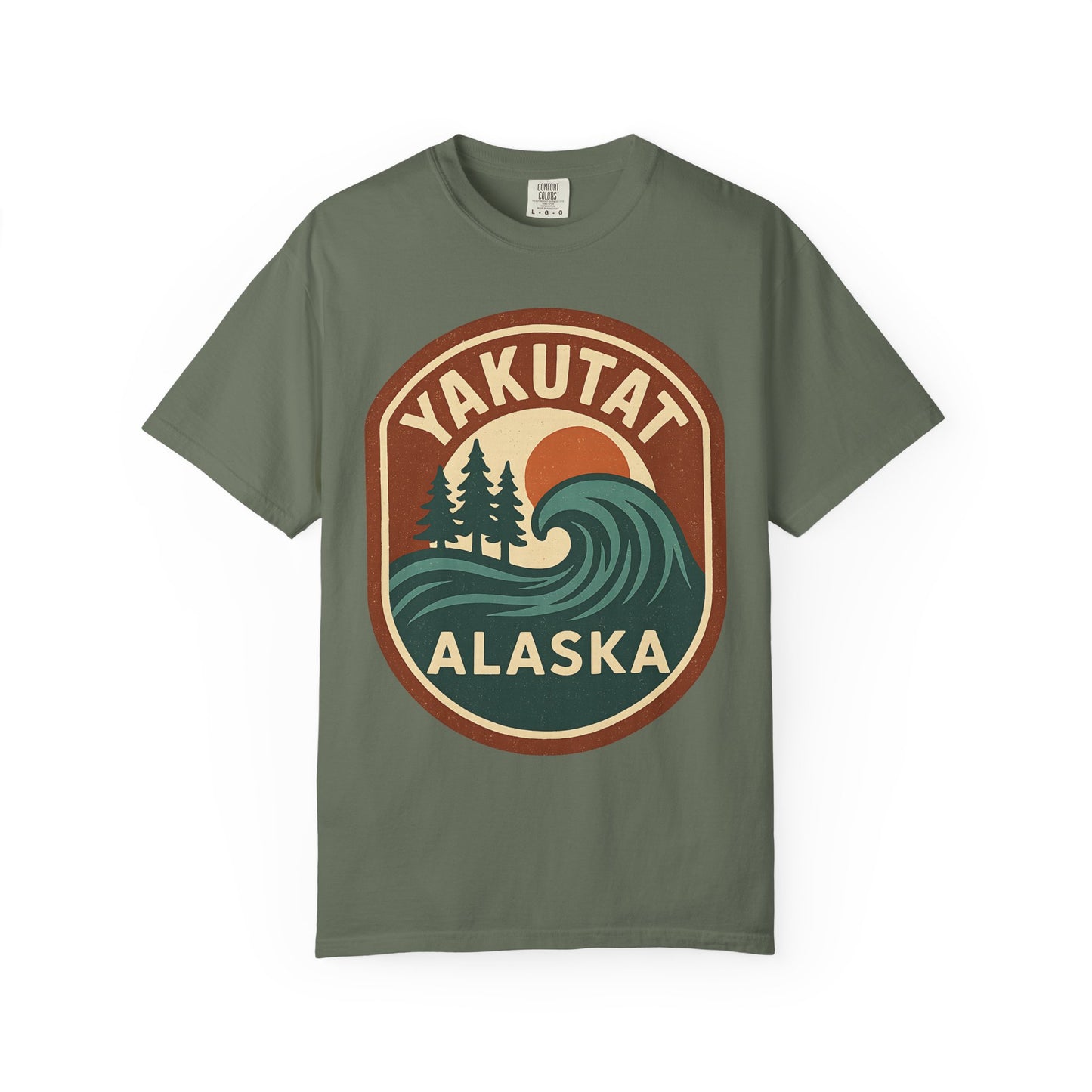Yakutat Alaska Surf Culture Vintage T-Shirt, Outdoor Adventure with Tribute to Tlinget Heritage - 100% Cotton Tee