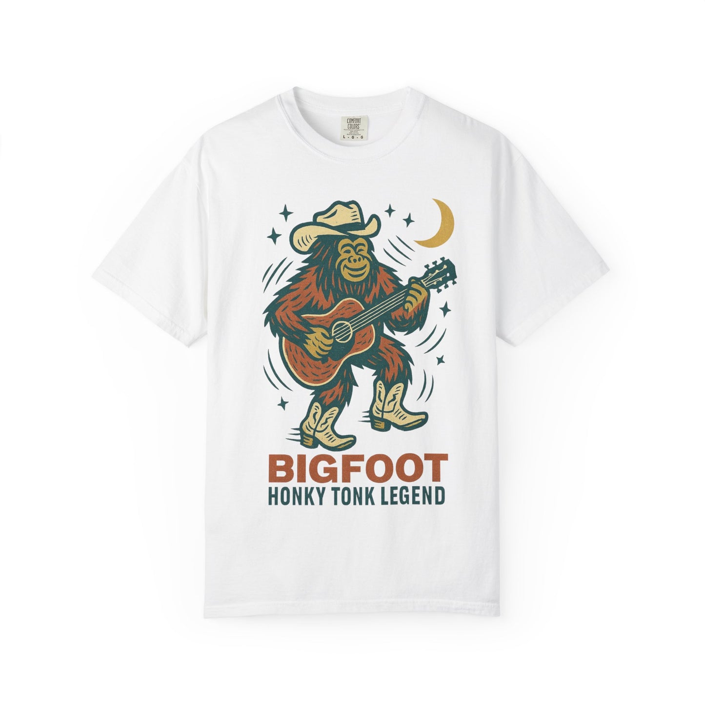 Bigfoot Honky Tonk Legend - Sasquatch - Comfort Colors 1717 T-Shirt