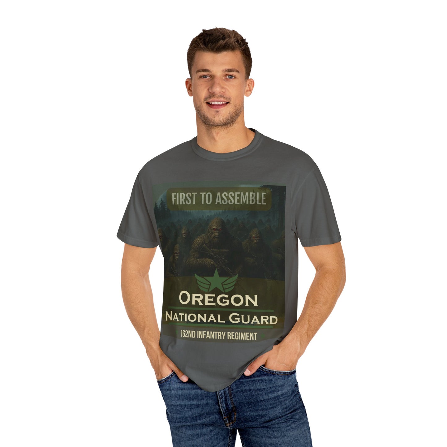 Oregon National Guard Unisex T-Shirt, Military Apparel, Graphic Tee, Casual Wear, Gift for Veterans, Outdoor Clothing