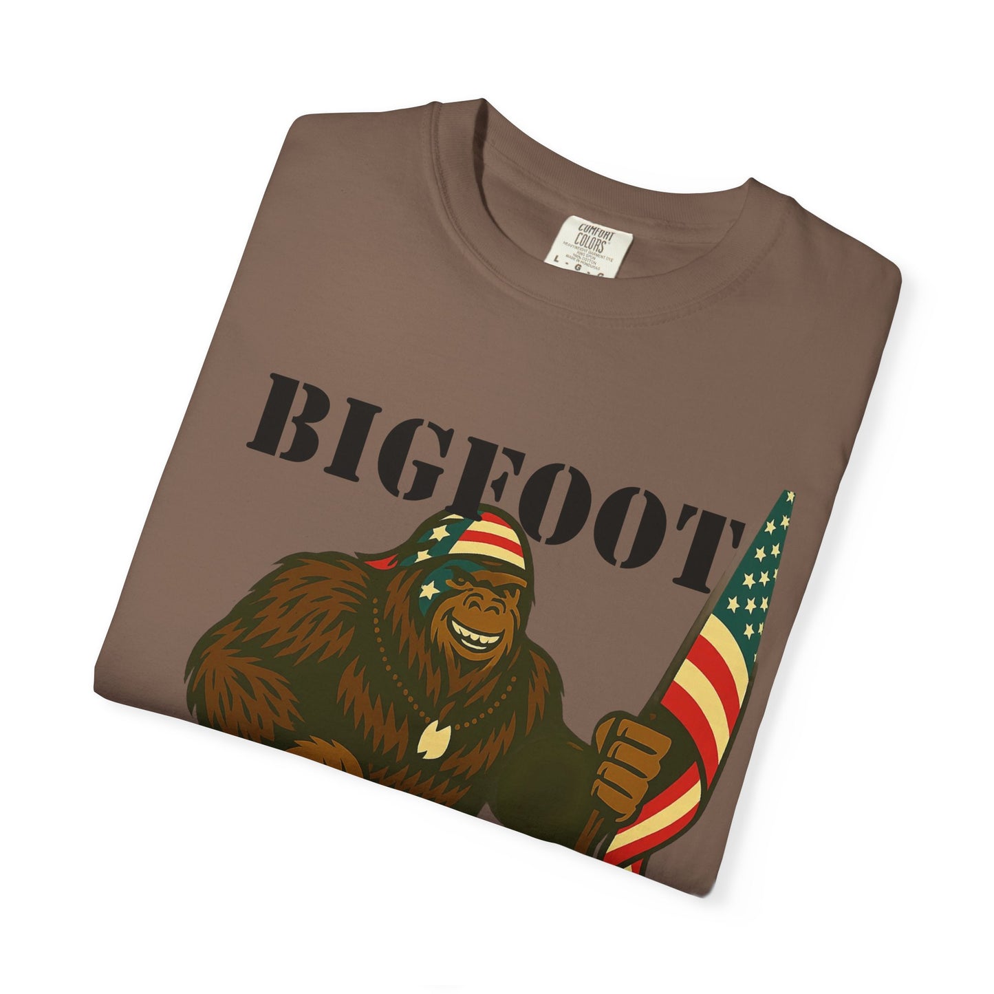 Bigfoot Patriotic Tee Shirt