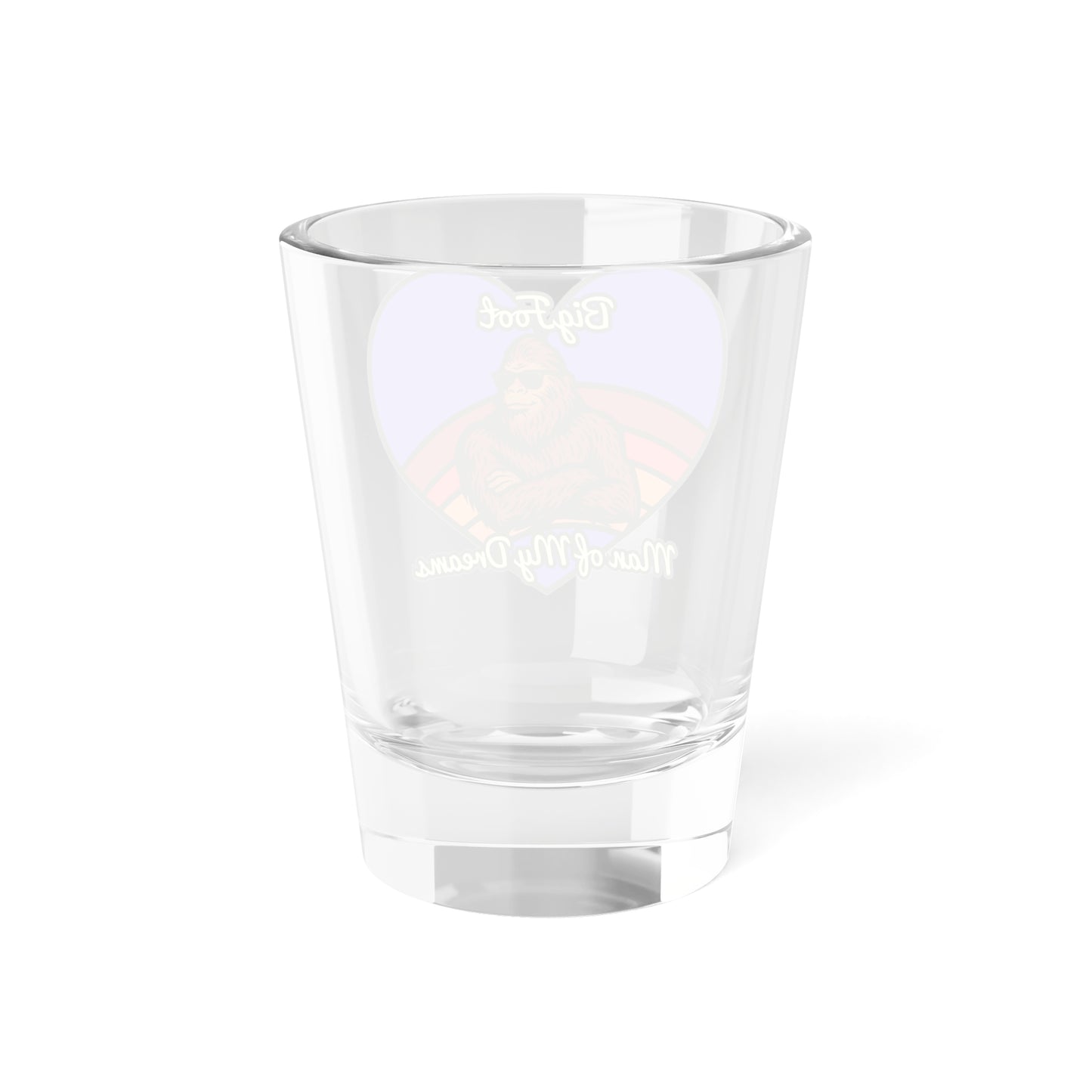 Bigfoot Lover Shot Glass, Cute Gift for Sasquatch Fans, Fun Barware for Parties, Quirky Home Decor, Funny Drinkware