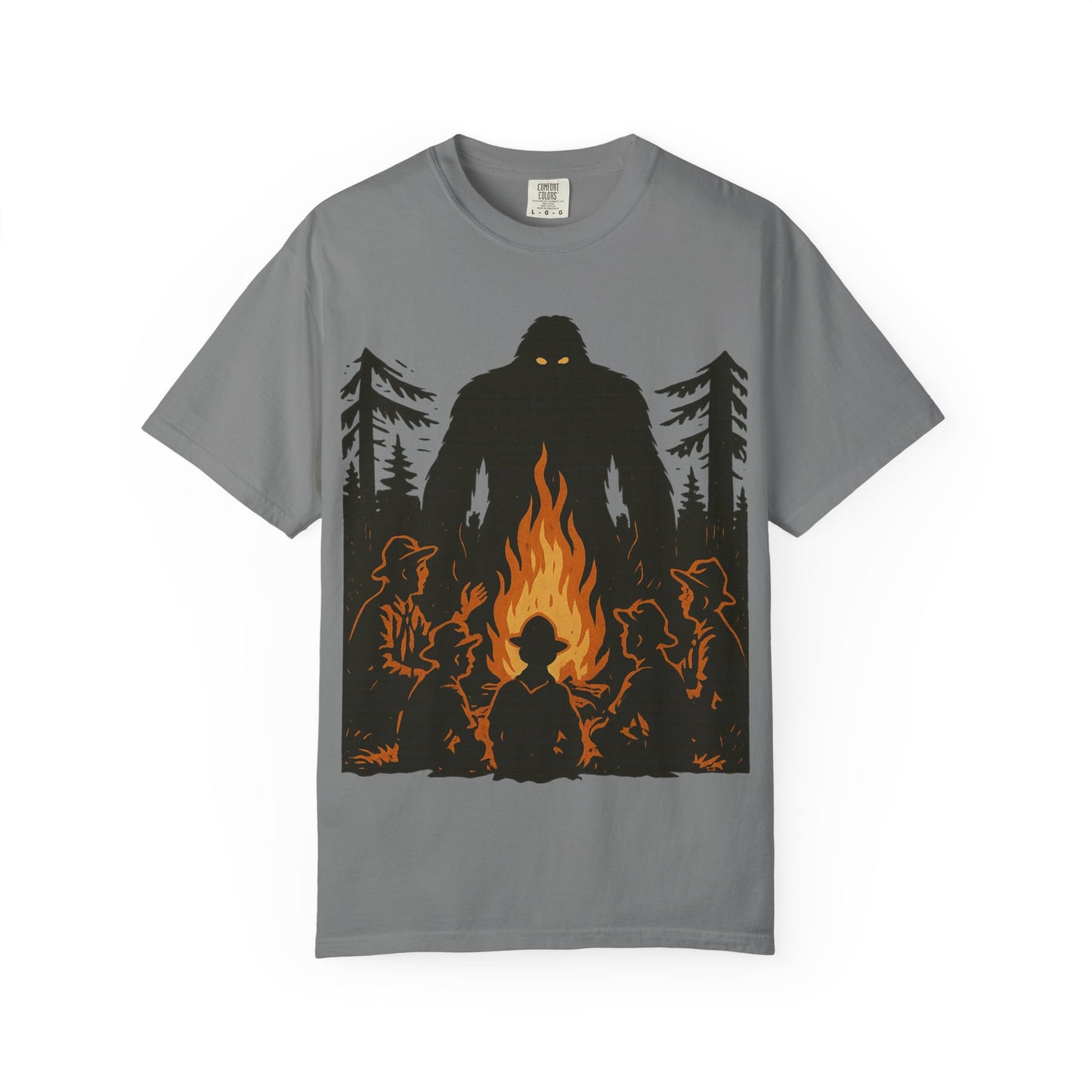 Campfire Delight - Bigfoot / Sasquatch - Comfort Colors 1717 T-Shirt