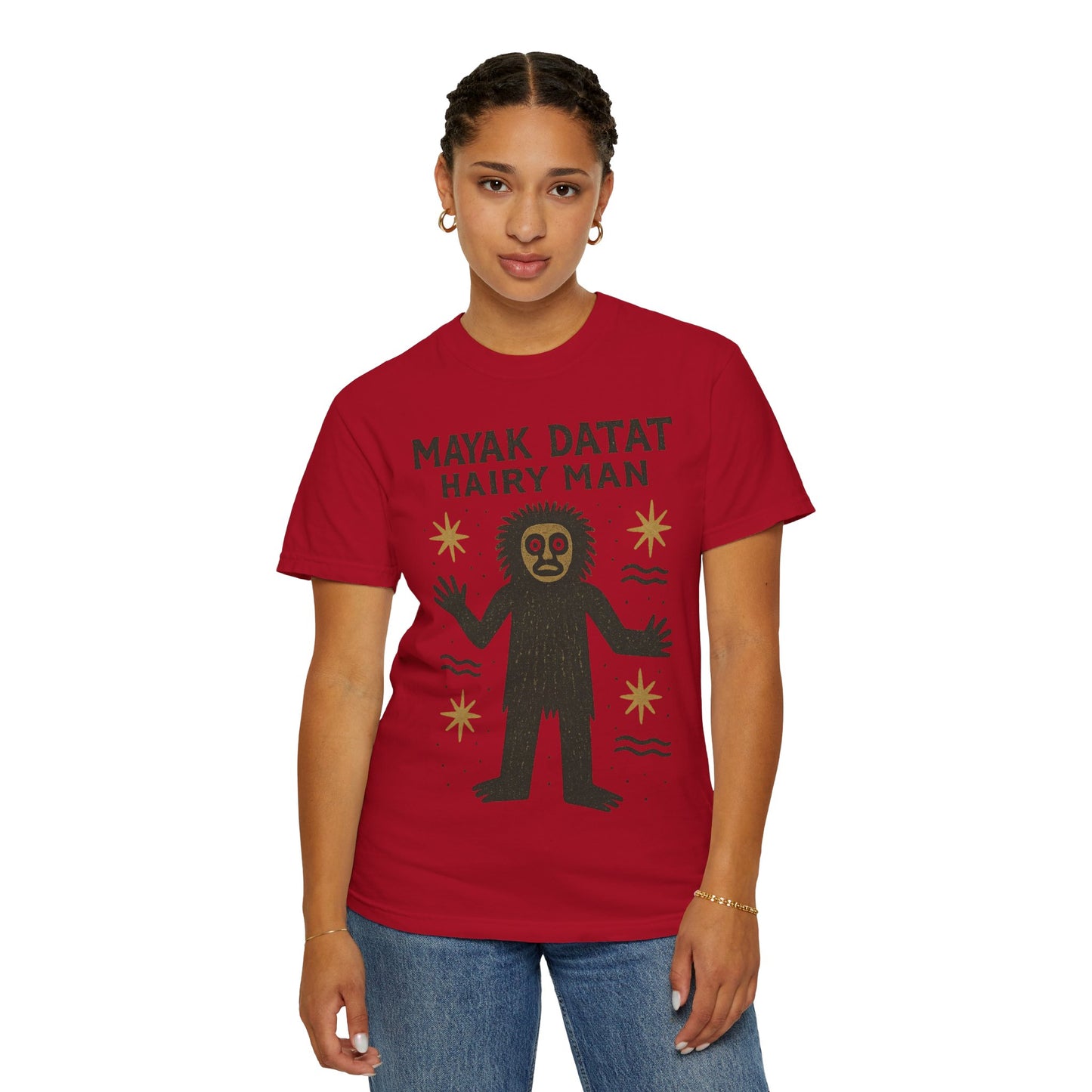 Mayak Datat Hairy Man - Squatches Around the World Collection - Comfort Colors 1717 T-Shirt