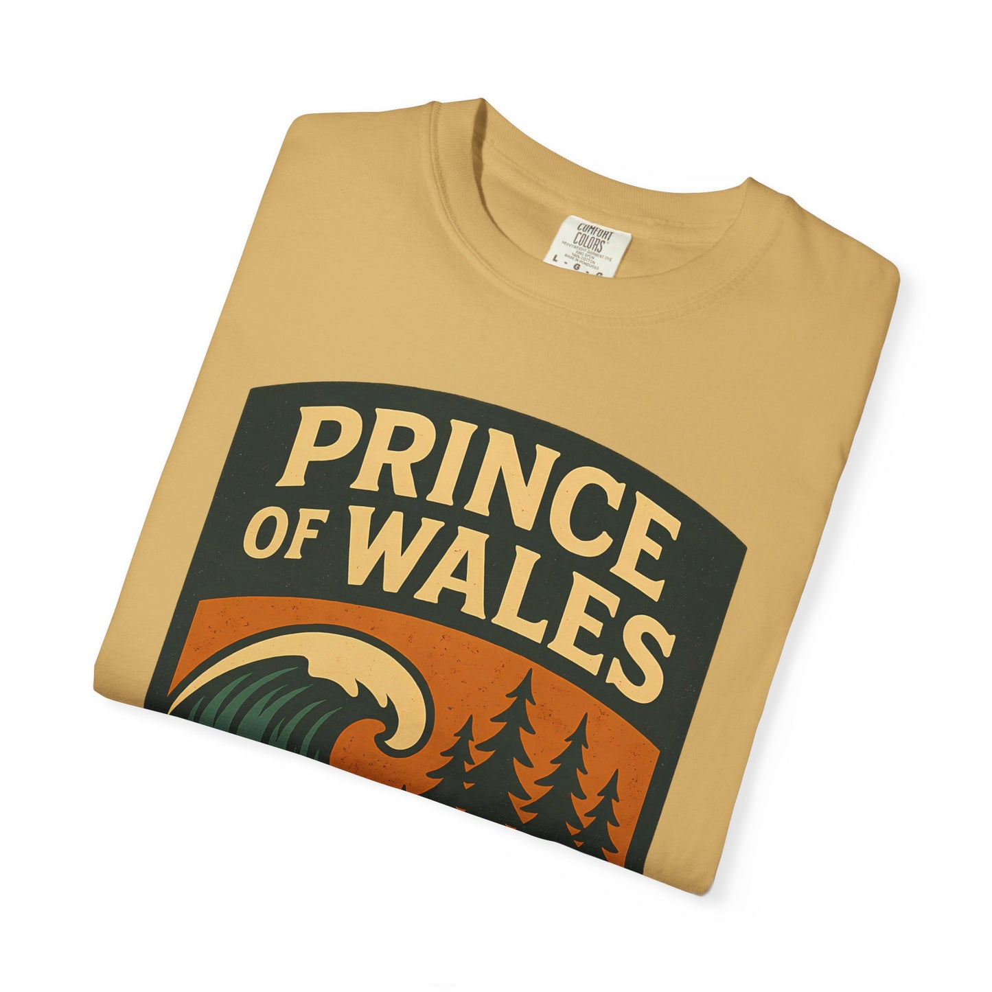 Prince of Wales Alaska Surf T-Shirt | Cold-Water Surf Scene Graphic Tee | Eco-Friendly Unisex Shirt