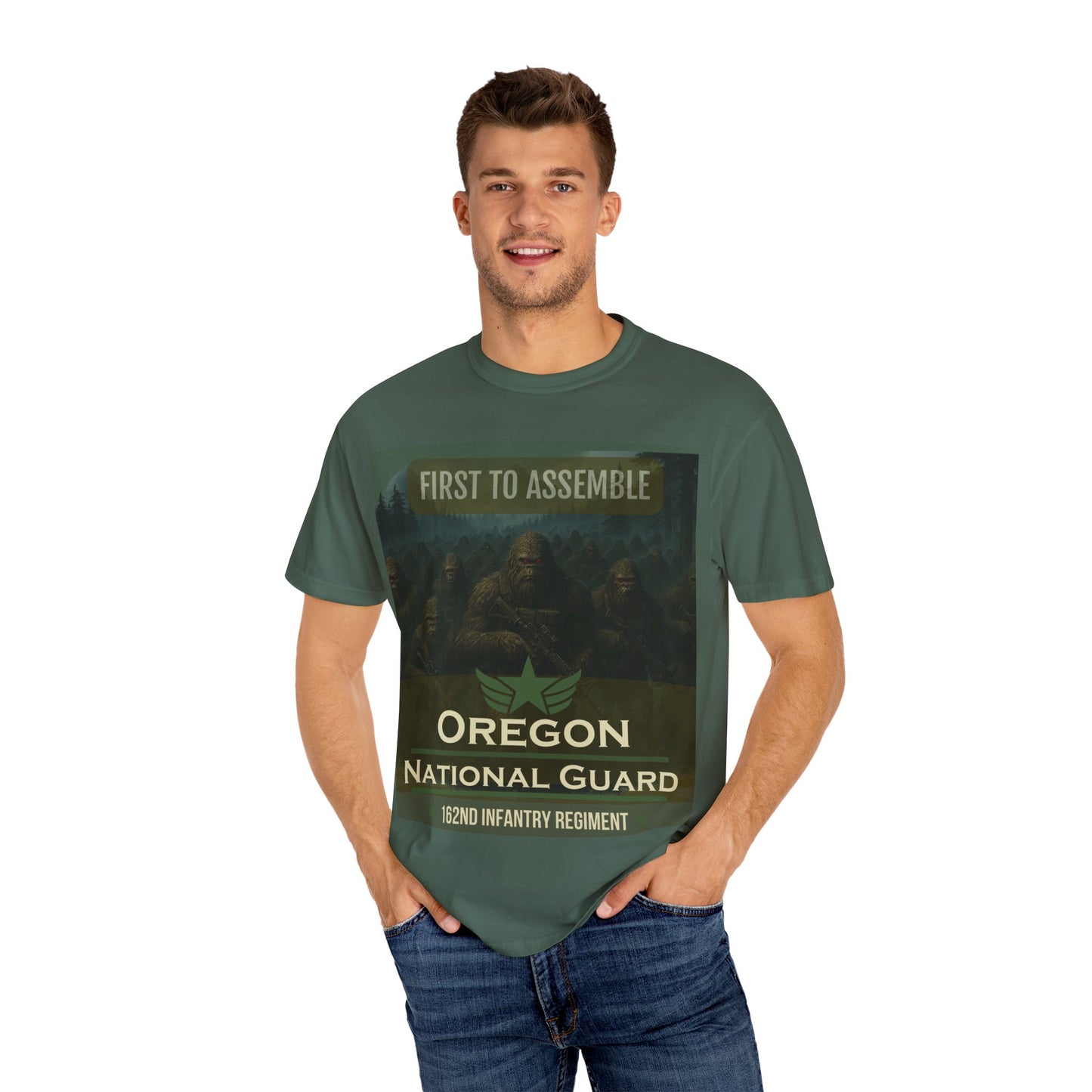 Oregon National Guard Unisex T-Shirt, Military Apparel, Graphic Tee, Casual Wear, Gift for Veterans, Outdoor Clothing