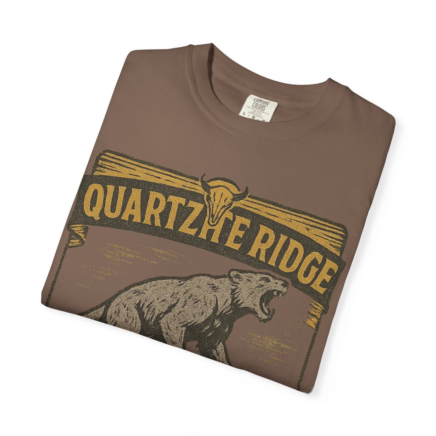 Quartzite Ridge Roamer – Wyoming Highlands Cryptid Tee - Comfort Colors 1717