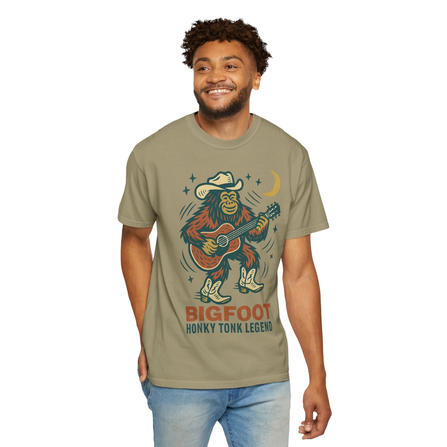 Bigfoot Honky Tonk Legend - Sasquatch - Comfort Colors 1717 T-Shirt