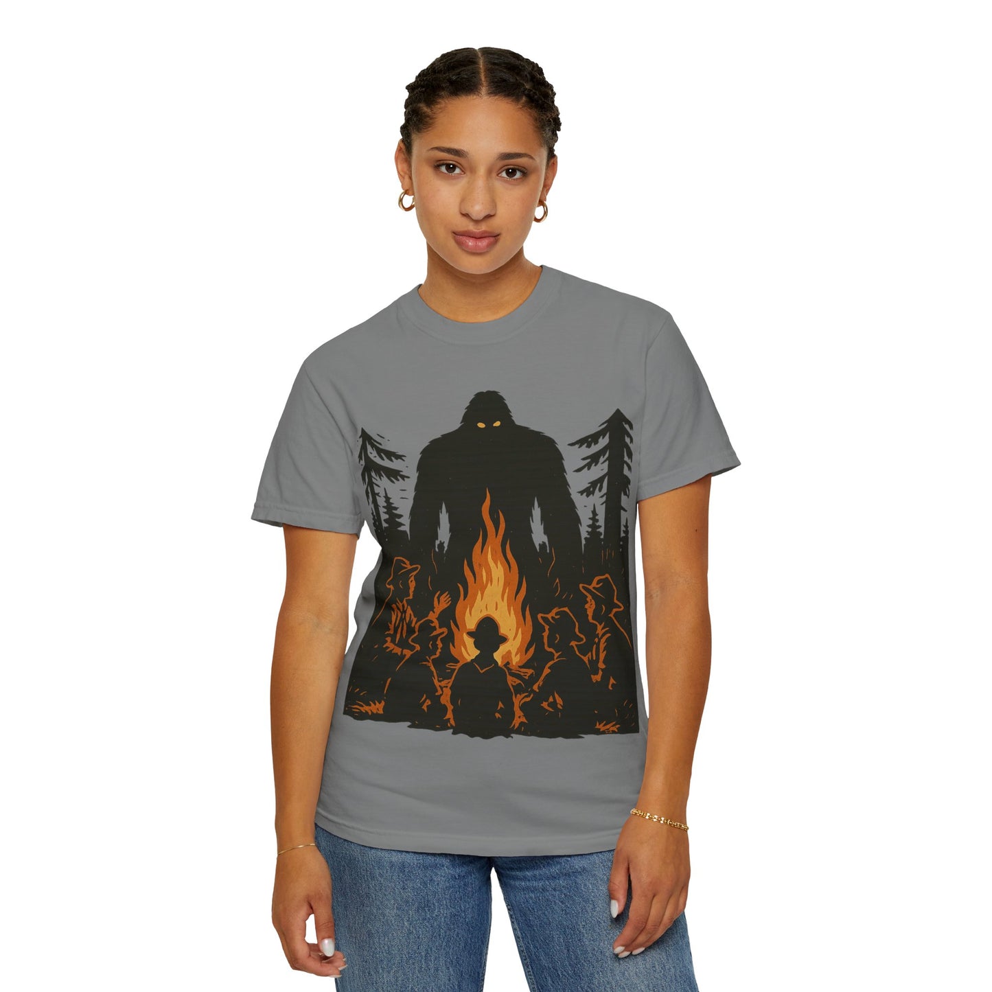Campfire Delight - Bigfoot / Sasquatch - Comfort Colors 1717 T-Shirt