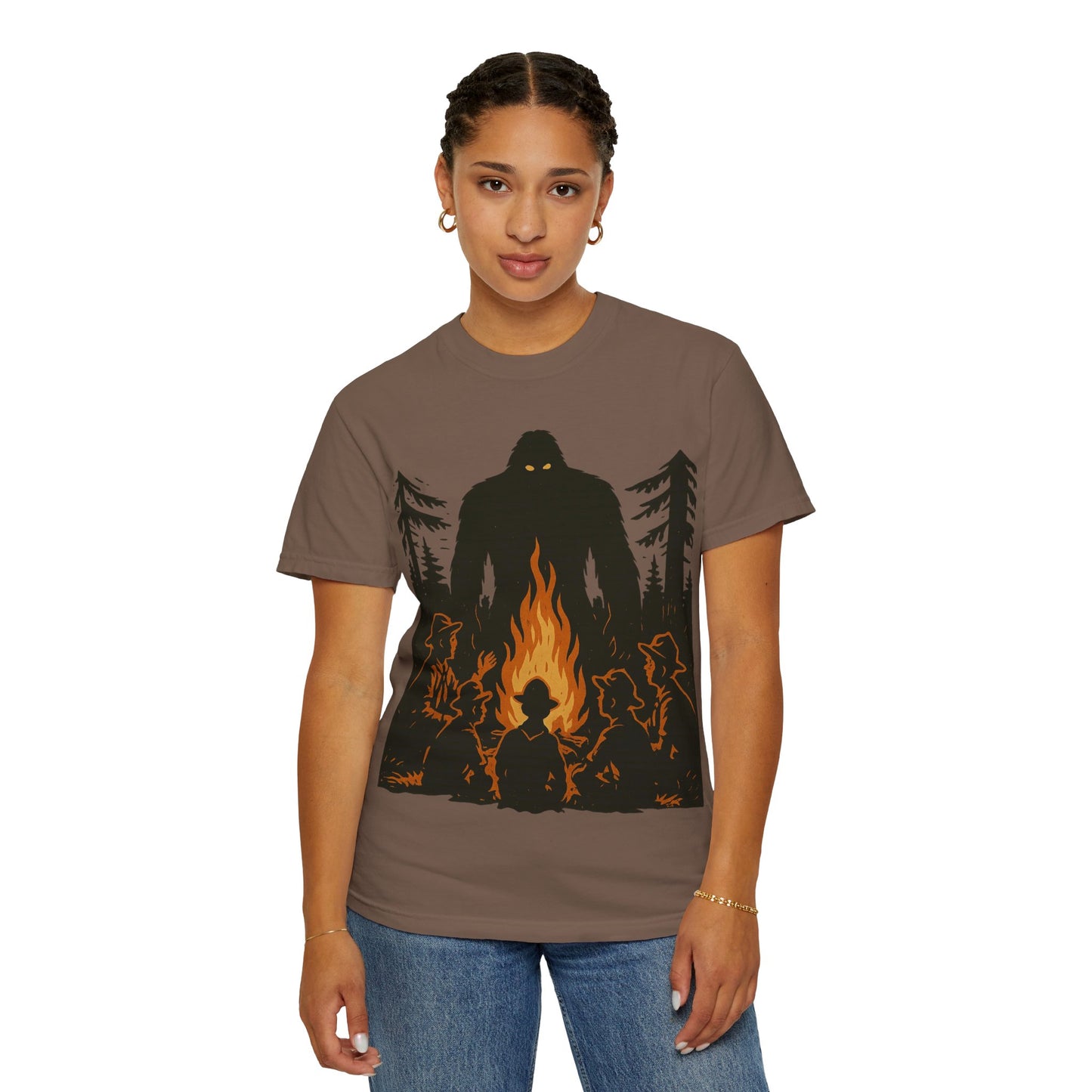 Campfire Delight - Bigfoot / Sasquatch - Comfort Colors 1717 T-Shirt