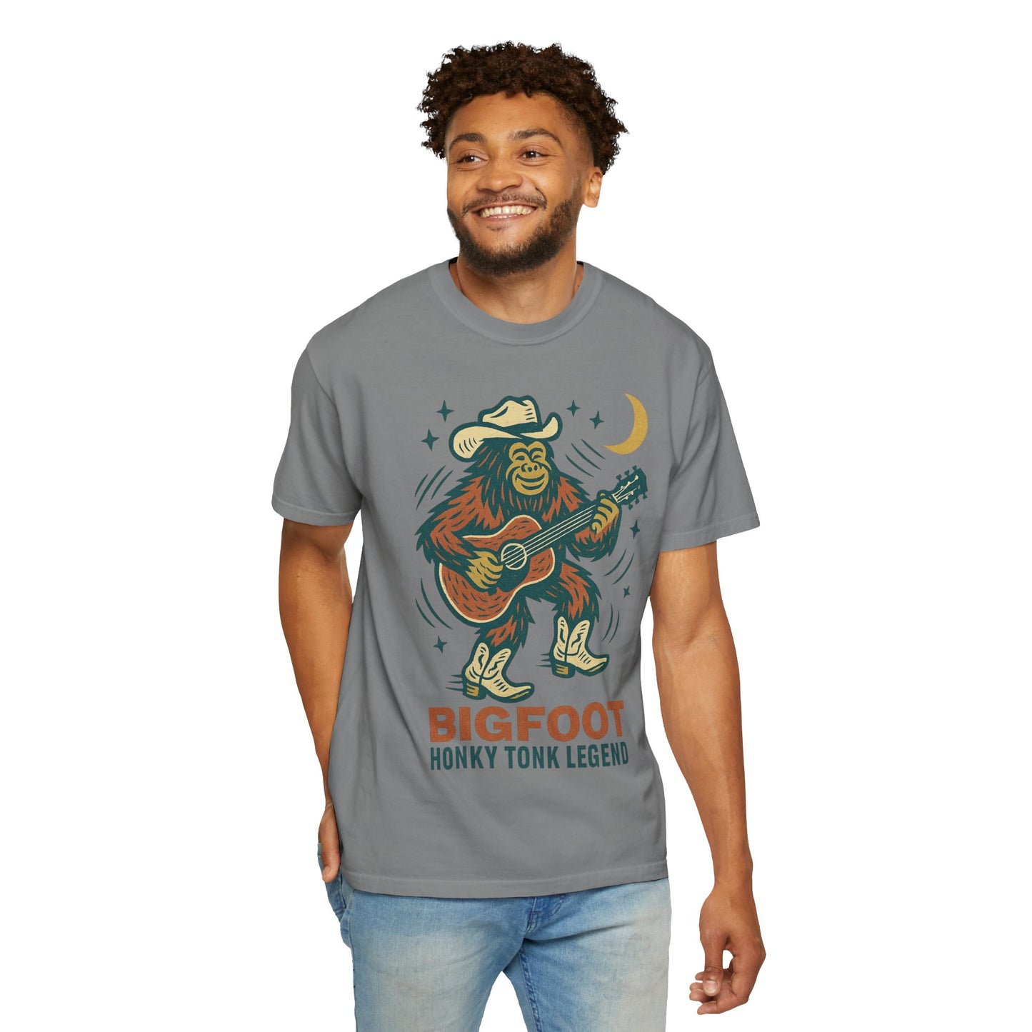 Bigfoot Honky Tonk Legend - Sasquatch - Comfort Colors 1717 T-Shirt