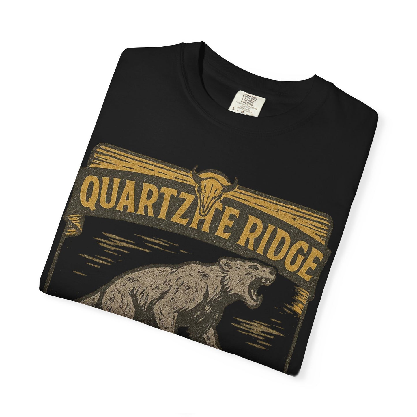 Quartzite Ridge Roamer – Wyoming Highlands Cryptid Tee - Comfort Colors 1717