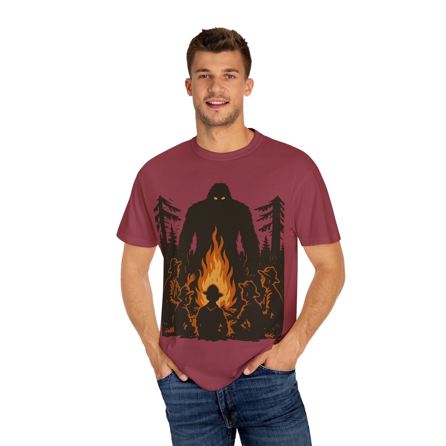 Campfire Delight - Bigfoot / Sasquatch - Comfort Colors 1717 T-Shirt