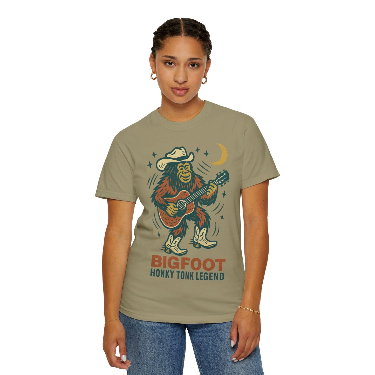 Bigfoot Honky Tonk Legend - Sasquatch - Comfort Colors 1717 T-Shirt