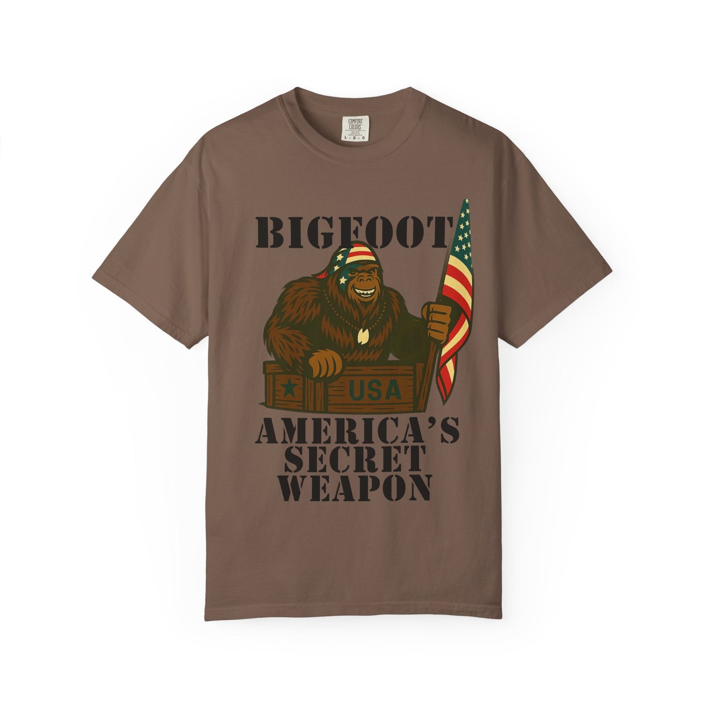 Bigfoot Patriotic Tee Shirt