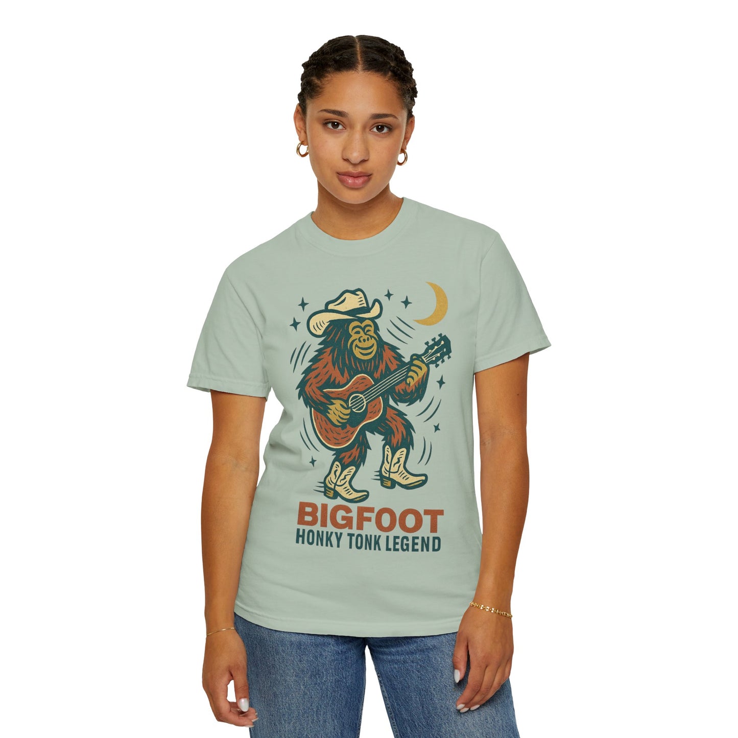 Bigfoot Honky Tonk Legend - Sasquatch - Comfort Colors 1717 T-Shirt