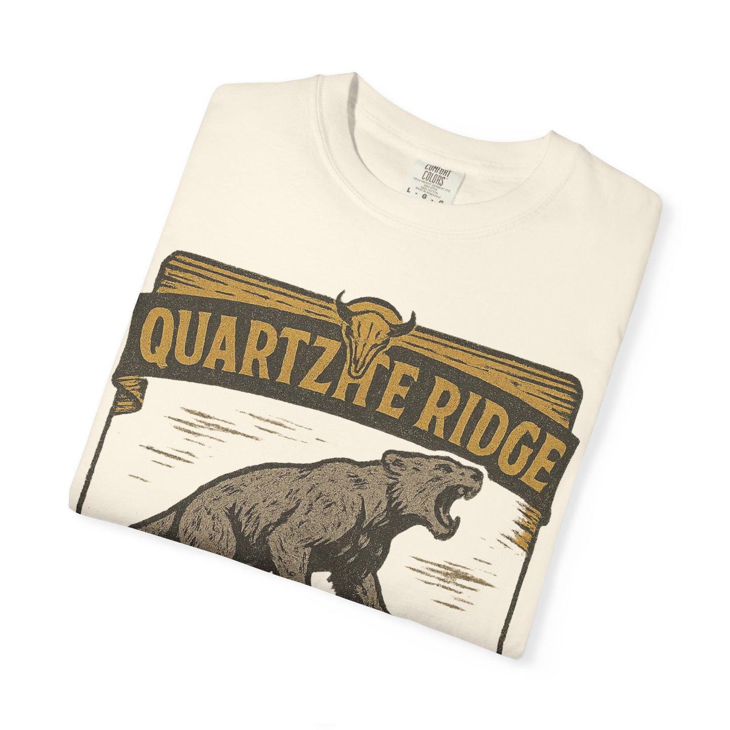 Quartzite Ridge Roamer – Wyoming Highlands Cryptid Tee - Comfort Colors 1717