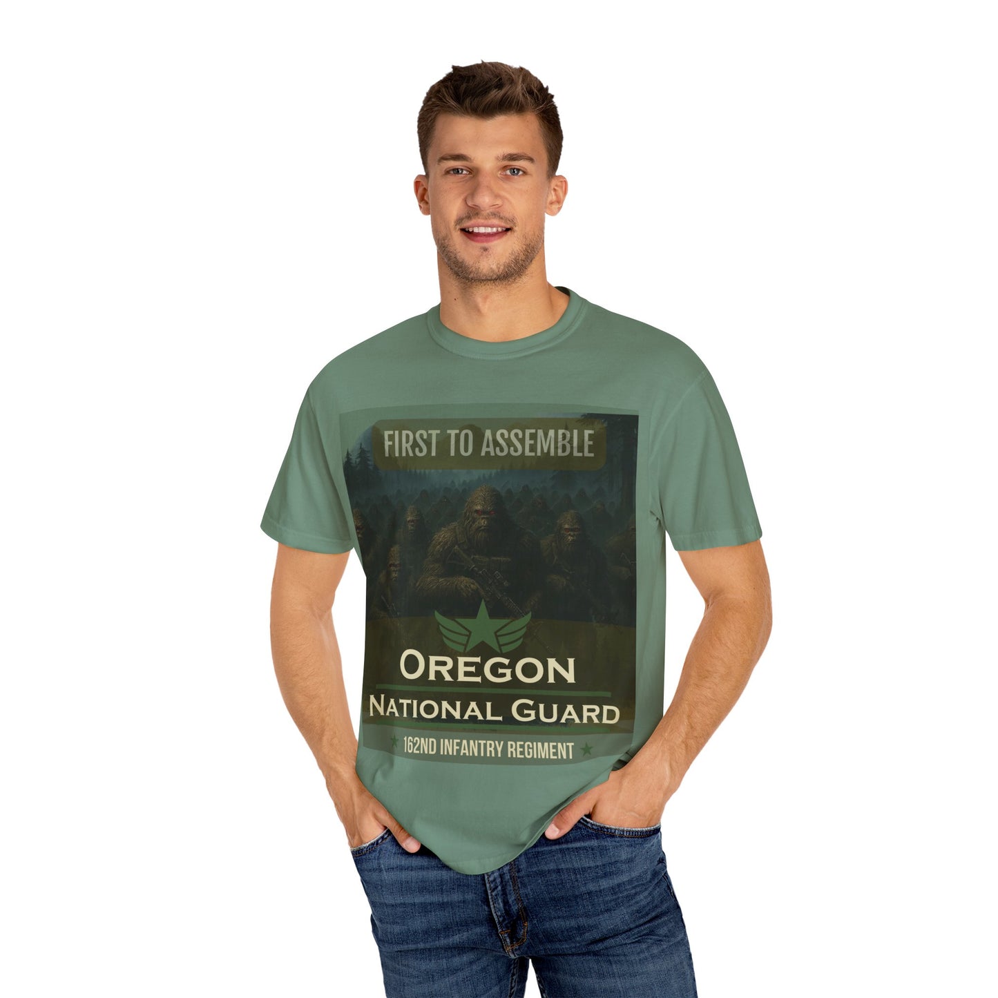 Oregon National Guard Unisex T-Shirt, Military Apparel, Graphic Tee, Casual Wear, Gift for Veterans, Outdoor Clothing