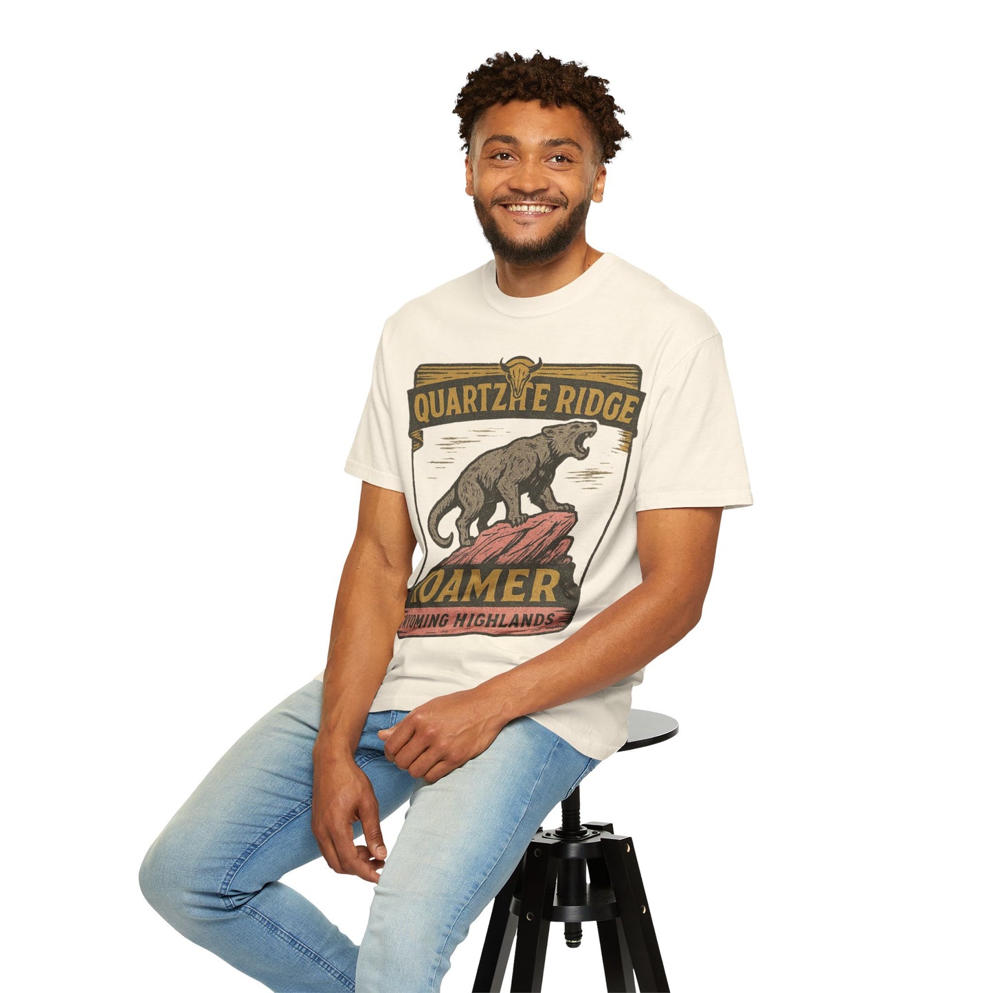 Quartzite Ridge Roamer – Wyoming Highlands Cryptid Tee - Comfort Colors 1717