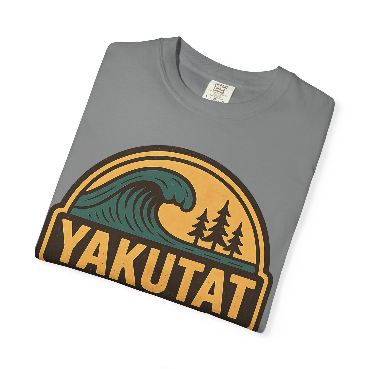 Yakutat, Alaska Cold-Water Surfing T-Shirt, Southeast Alaskan Adventure Unisex Tee - Alaskan Tlingit Heritage