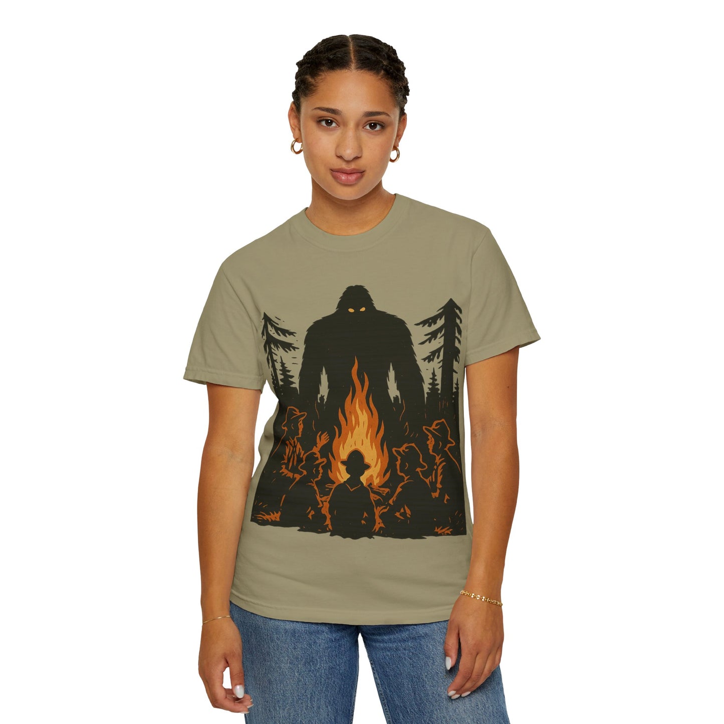 Campfire Delight - Bigfoot / Sasquatch - Comfort Colors 1717 T-Shirt