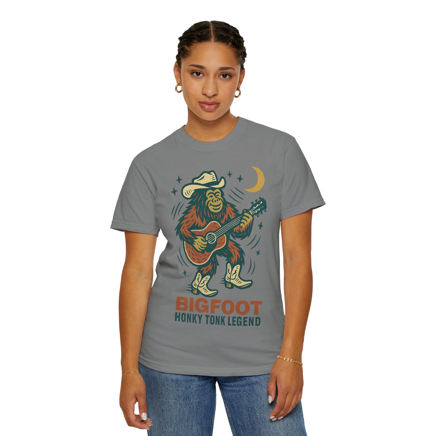 Bigfoot Honky Tonk Legend - Sasquatch - Comfort Colors 1717 T-Shirt