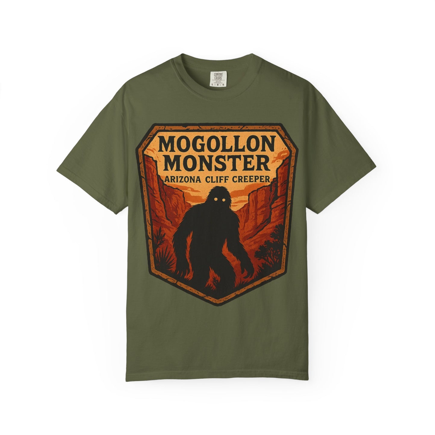 Mogollon Monster - Arizona Sasquatch - Squatches Around the World Collection - Comfort Colors 1717