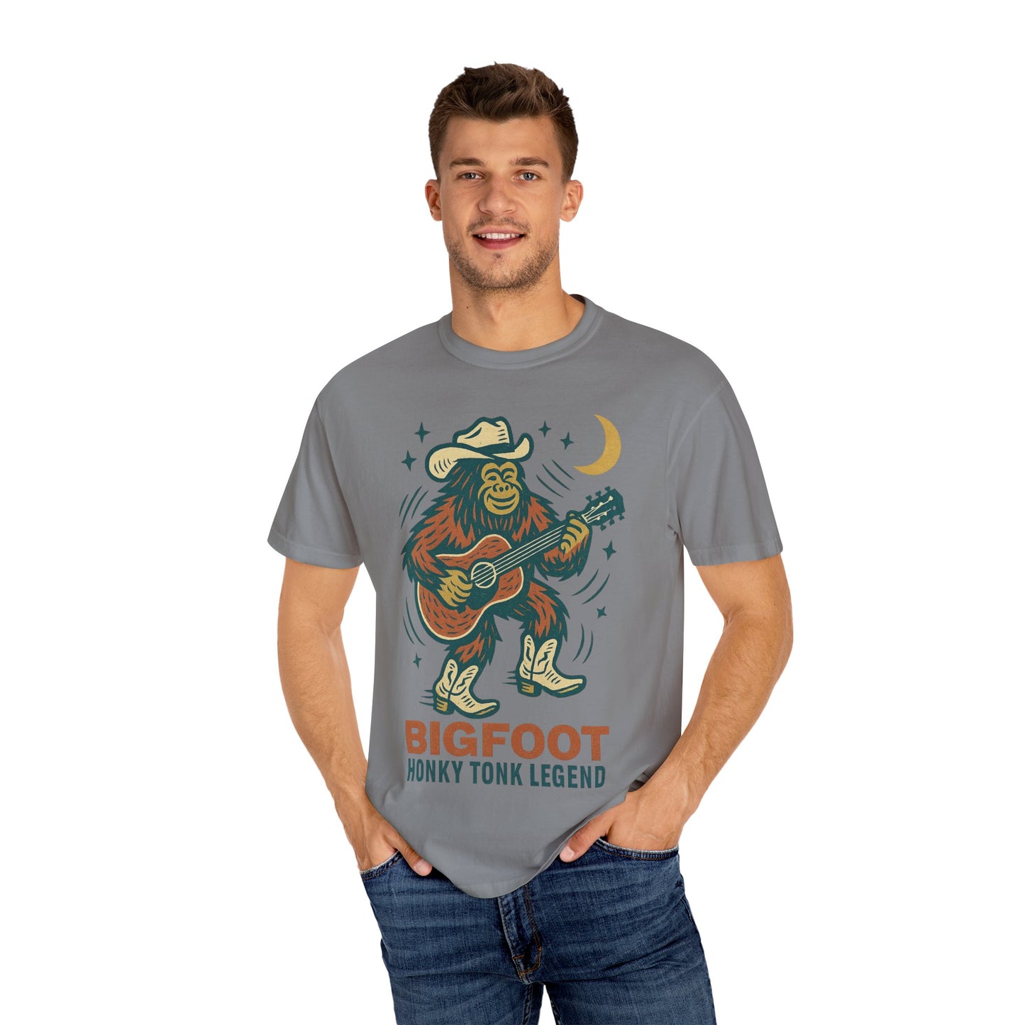 Bigfoot Honky Tonk Legend - Sasquatch - Comfort Colors 1717 T-Shirt