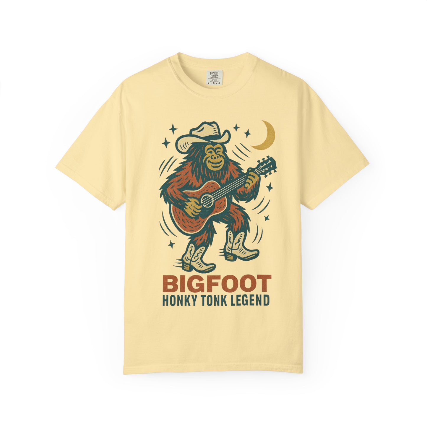 Bigfoot Honky Tonk Legend - Sasquatch - Comfort Colors 1717 T-Shirt