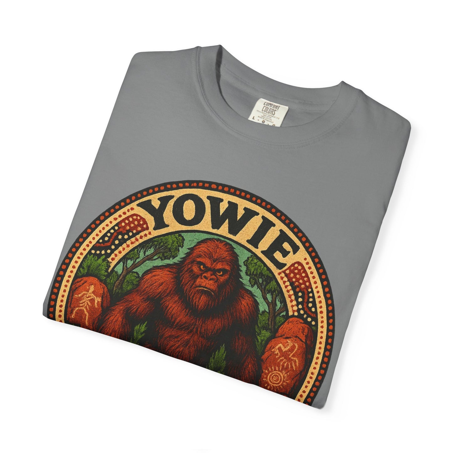 Yowie Australian Bush Beast T-Shirt, Unisex Graphic Tee, Nature Lover Gift, Outdoor Adventure Shirt, Fun Animal Tee, Eco-Friendly Apparel