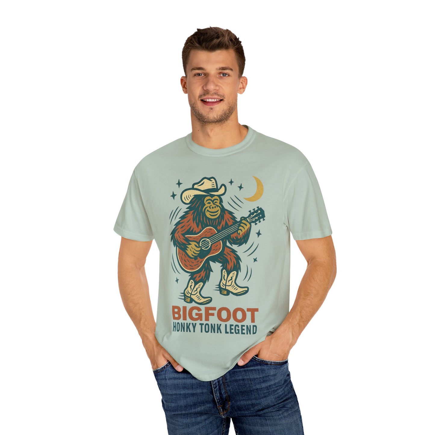 Bigfoot Honky Tonk Legend - Sasquatch - Comfort Colors 1717 T-Shirt