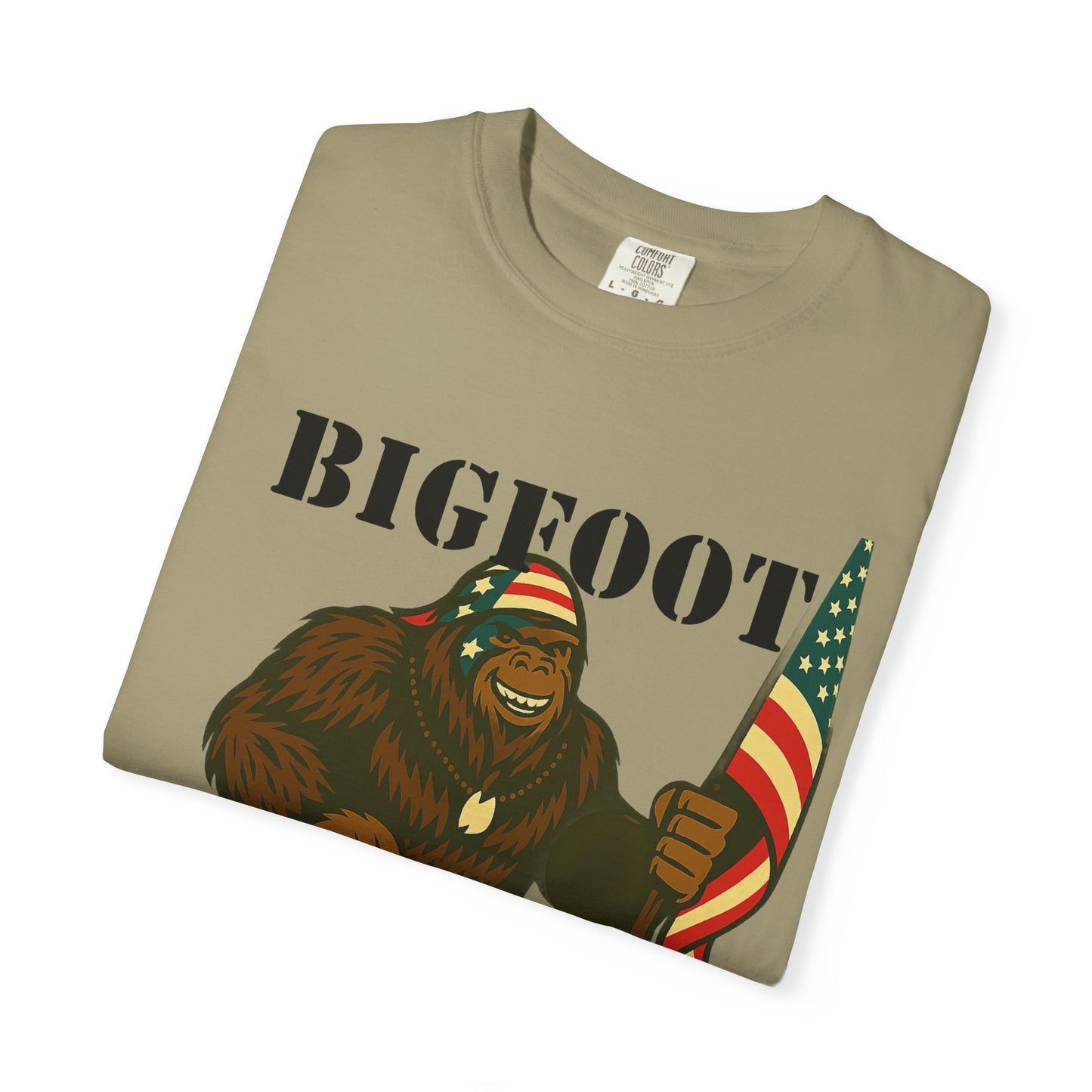 Bigfoot Patriotic Tee Shirt